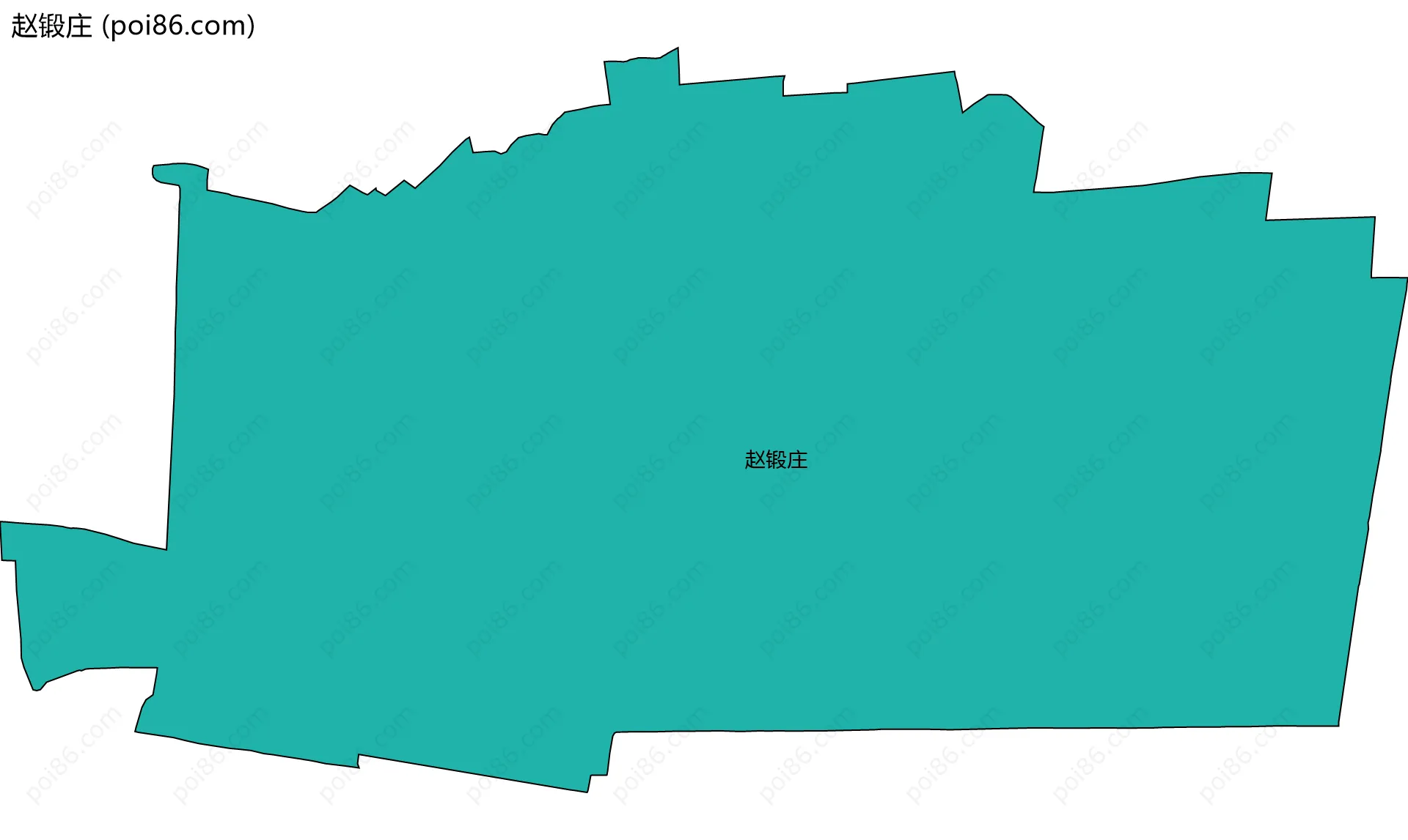 赵锻庄边界地图