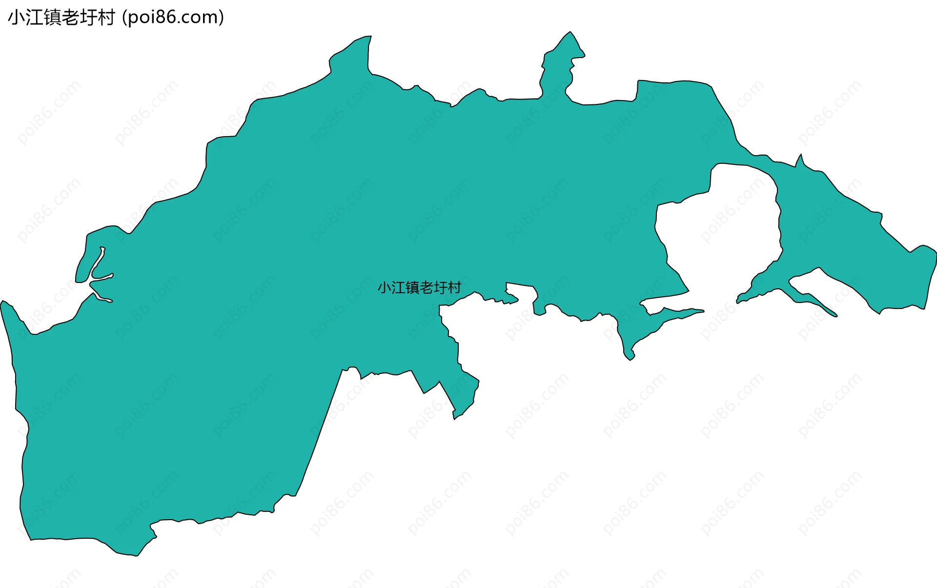 小江镇老圩村边界地图