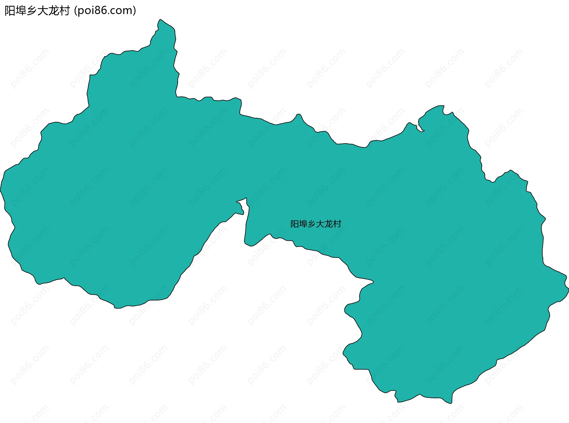 阳埠乡大龙村边界地图