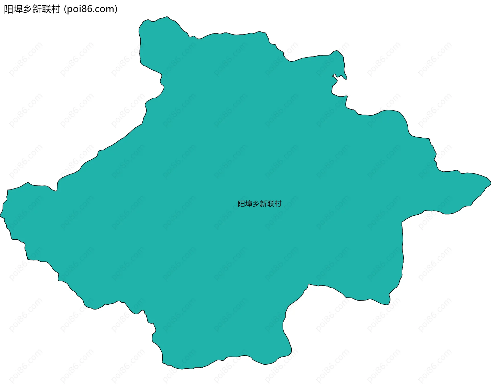 阳埠乡新联村边界地图