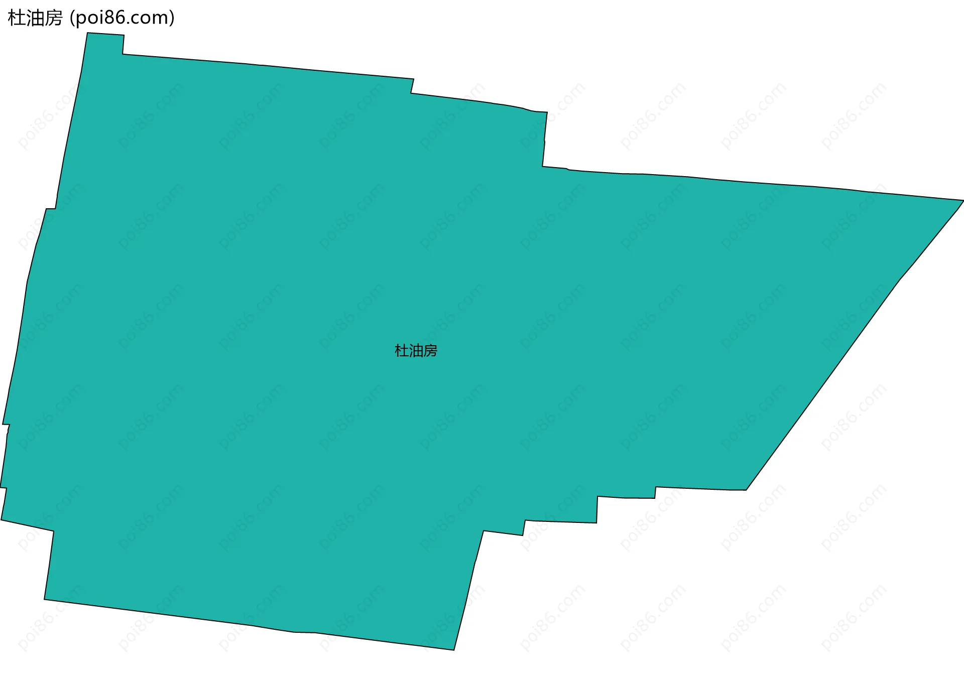 杜油房边界地图