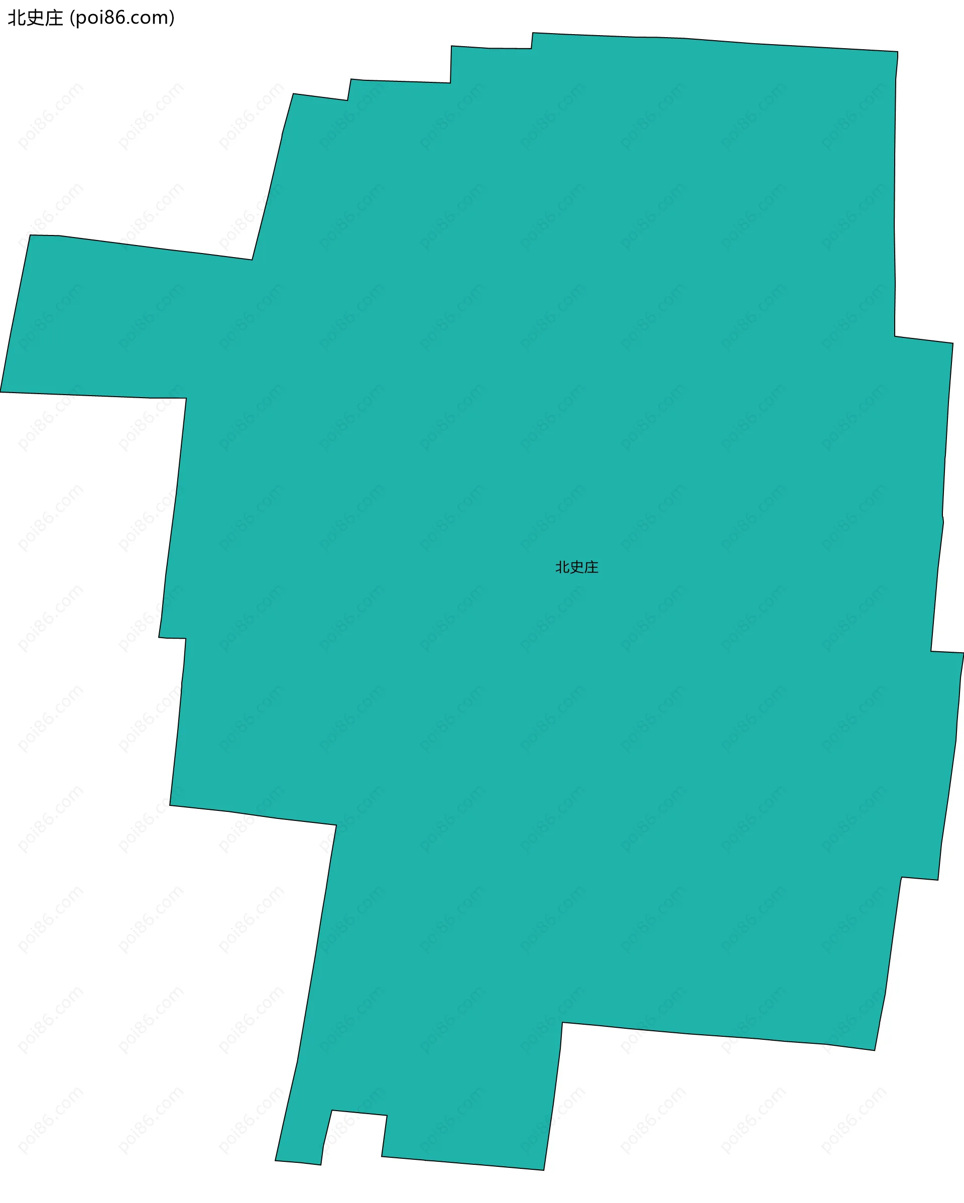 北史庄边界地图