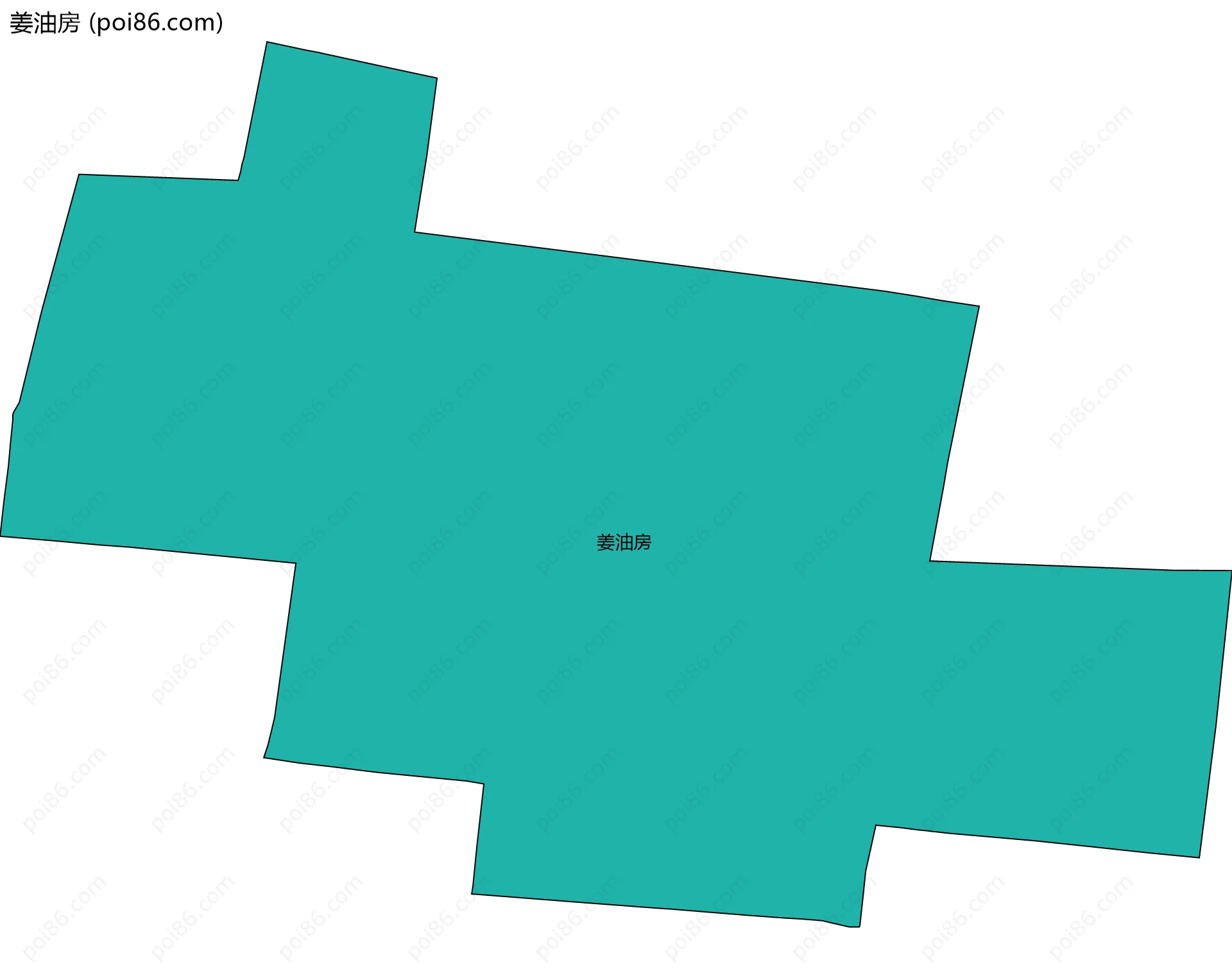 姜油房边界地图