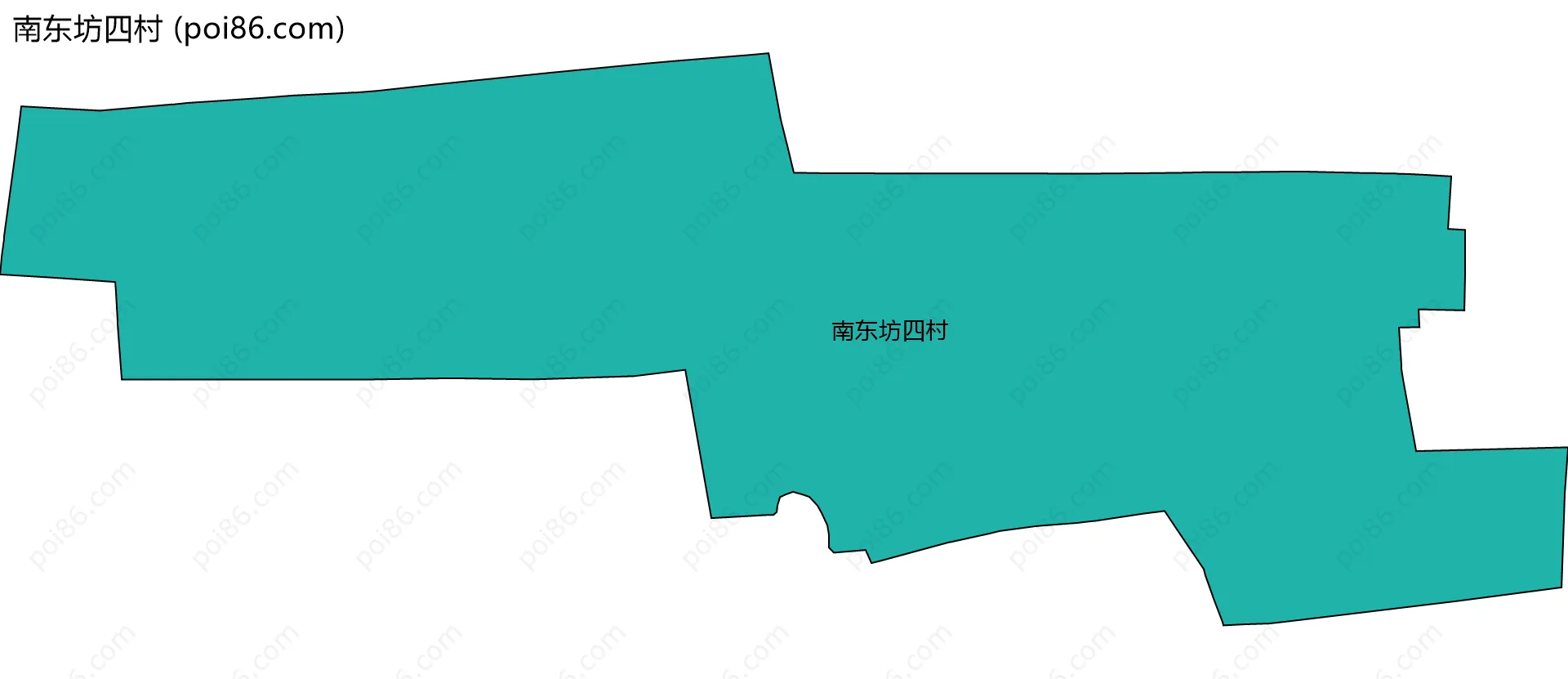 南东坊四村边界地图