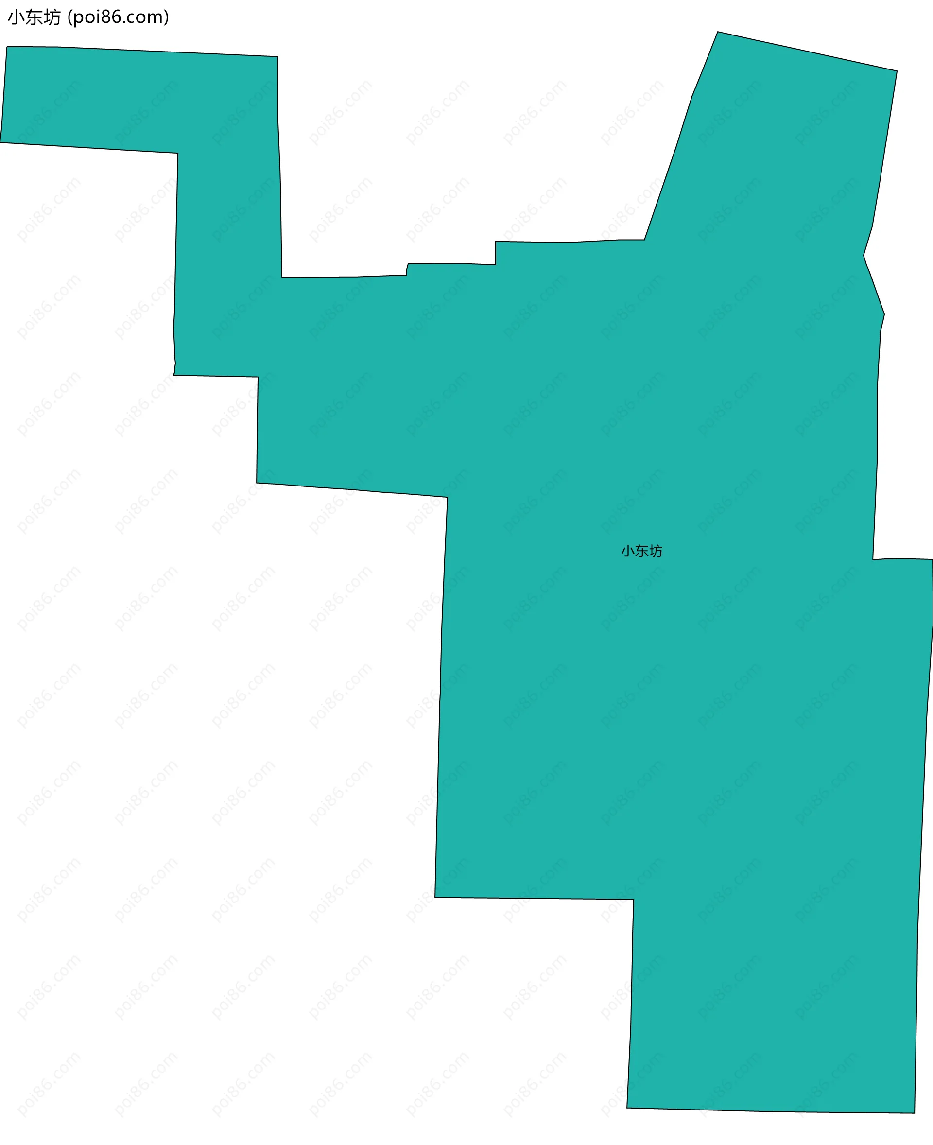 小东坊边界地图