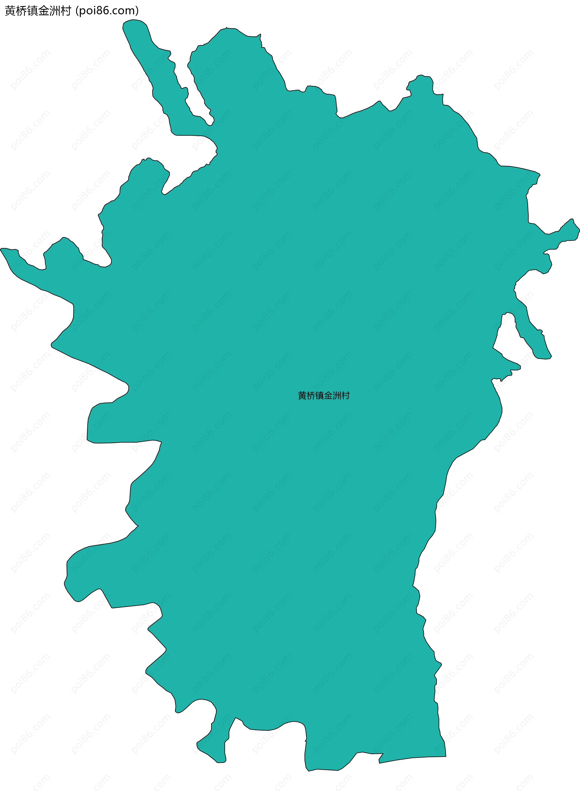 黄桥镇金洲村边界地图