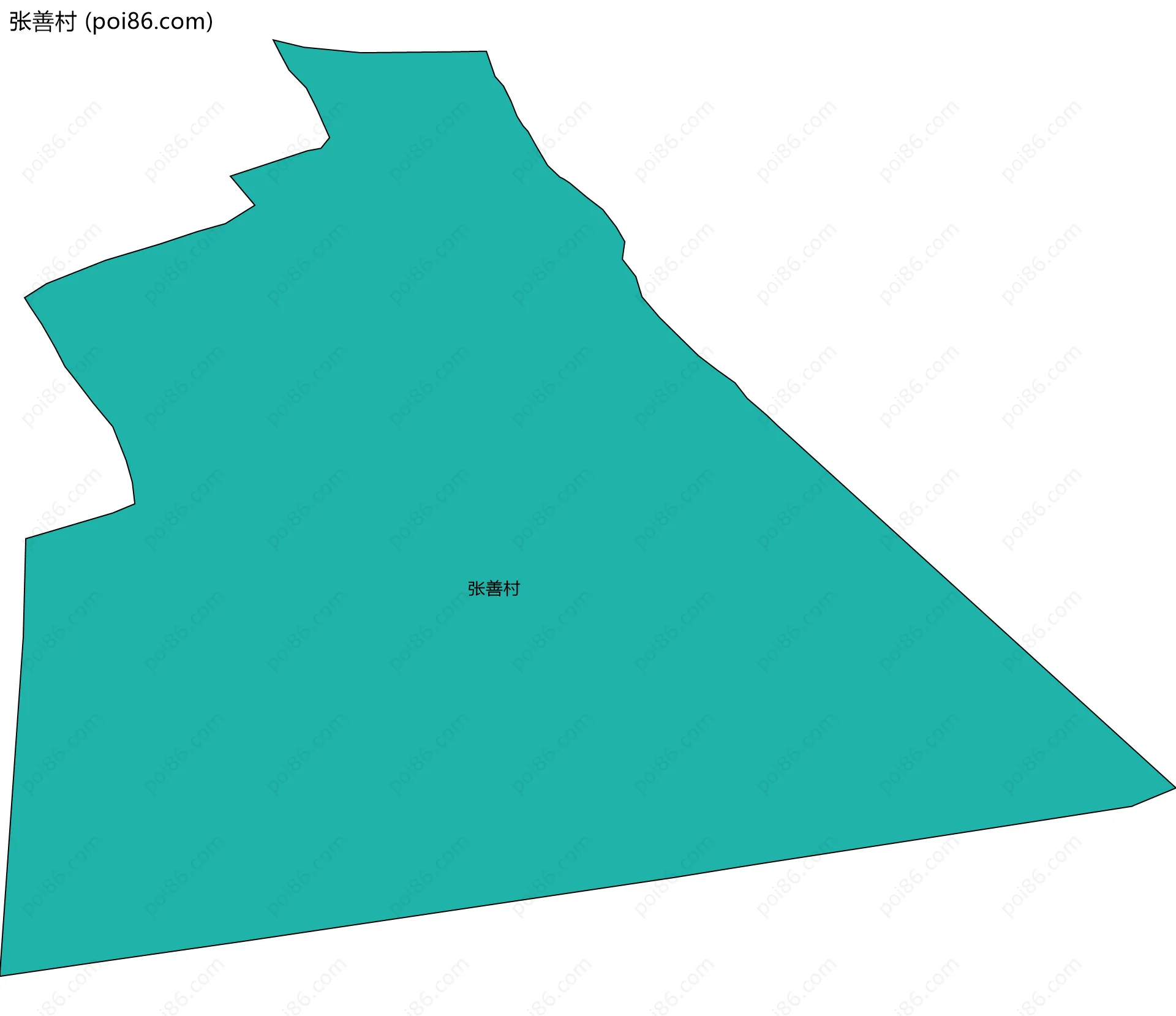 张善村边界地图