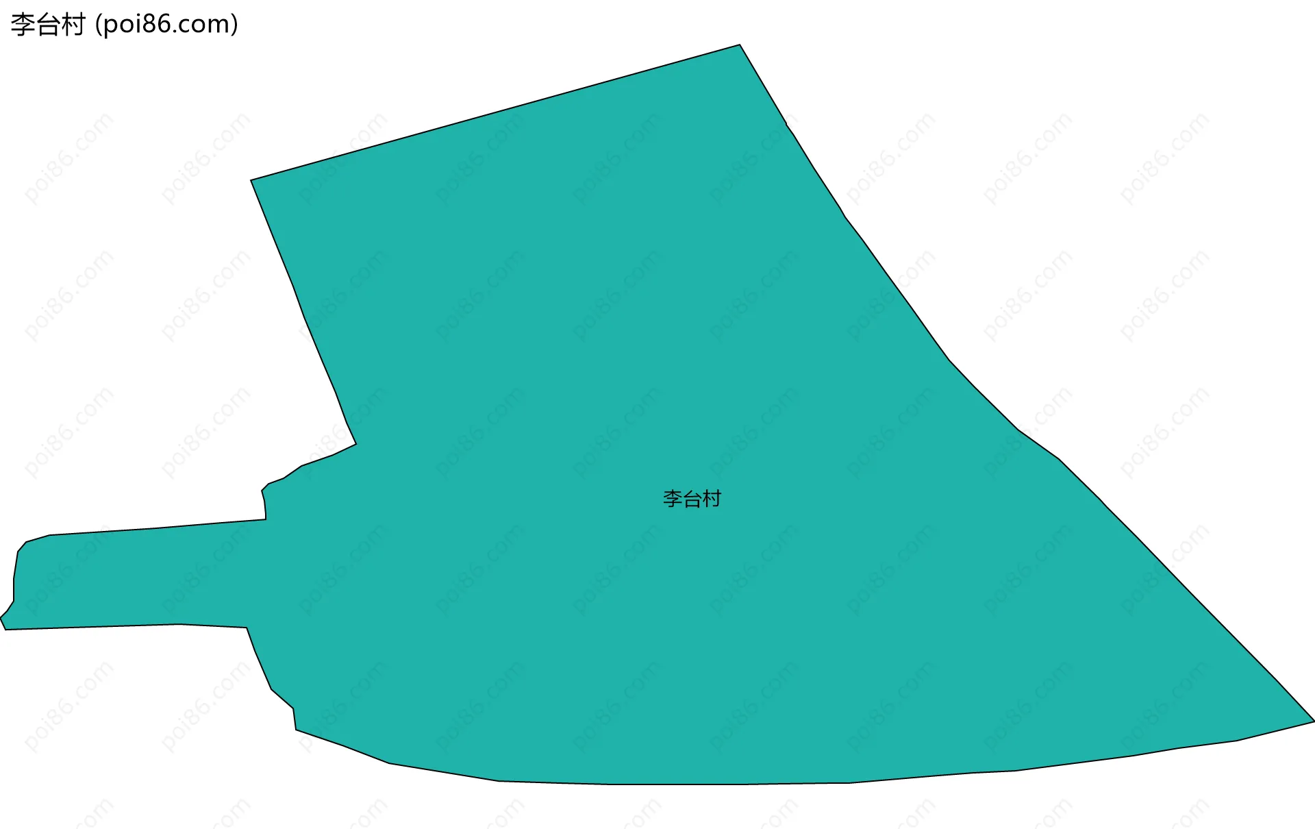 李台村边界地图