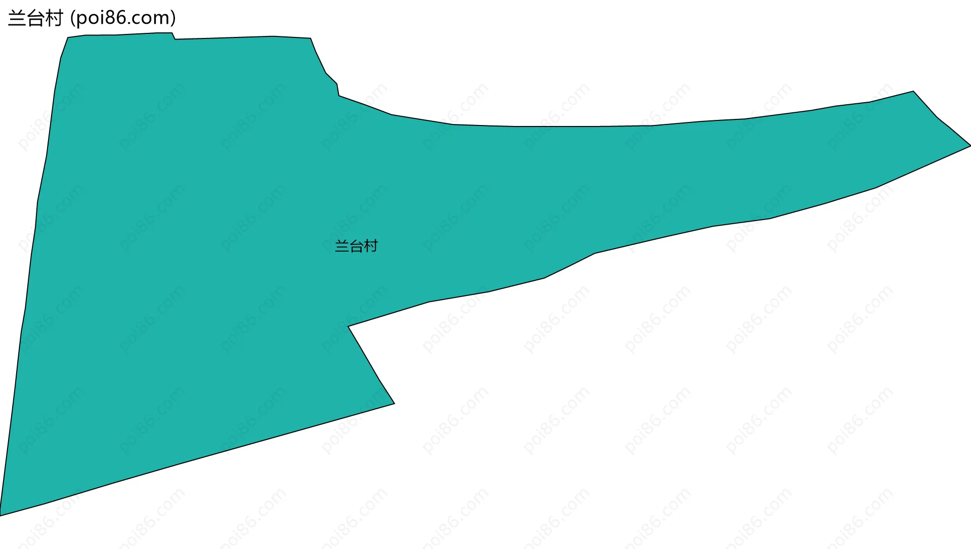 兰台村边界地图