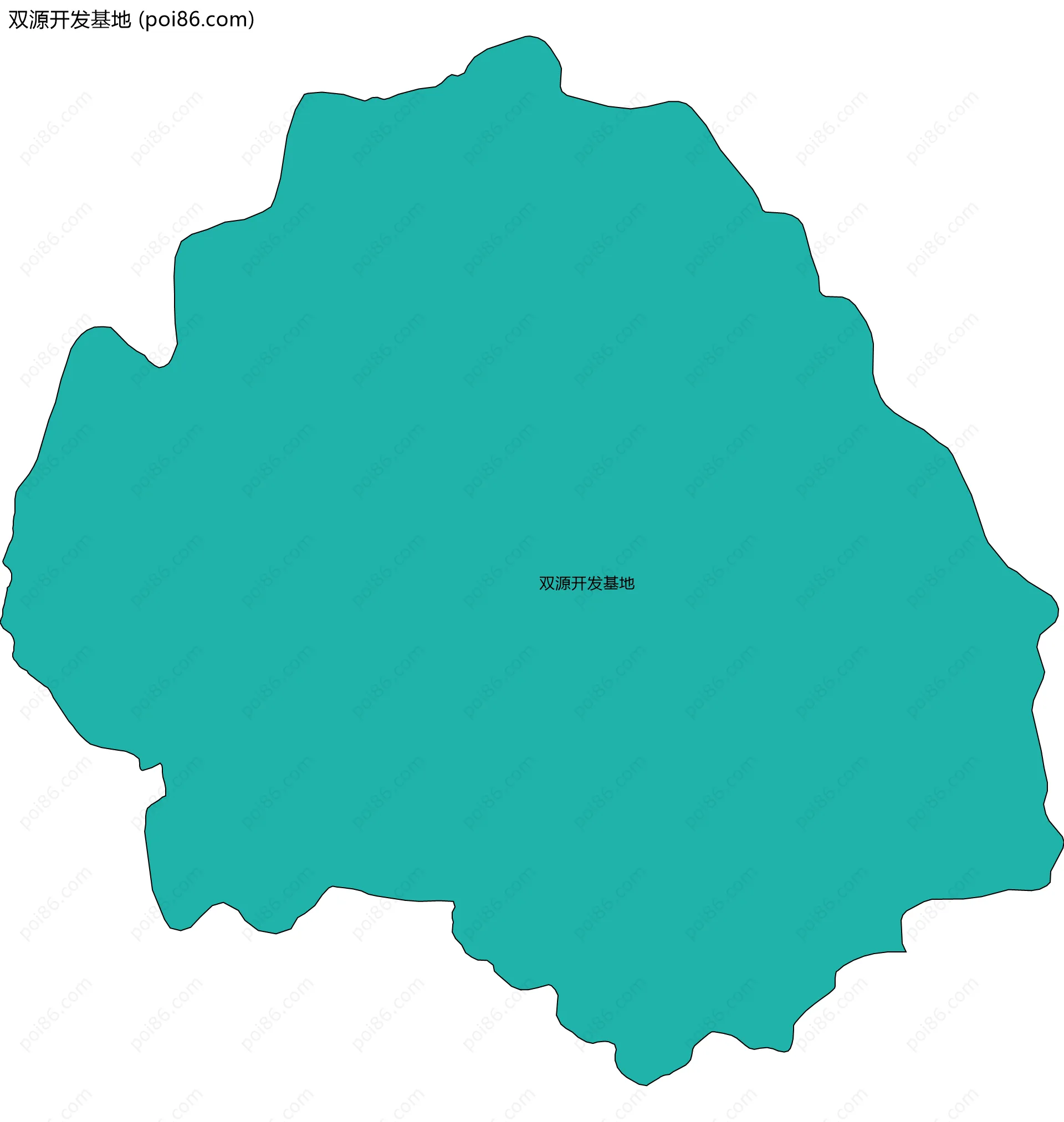 双源开发基地边界地图