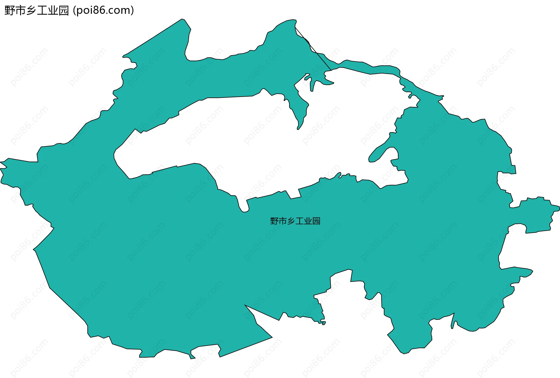 野市乡工业园边界地图