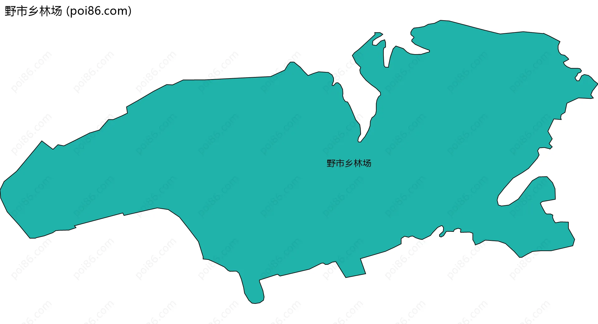 野市乡林场边界地图