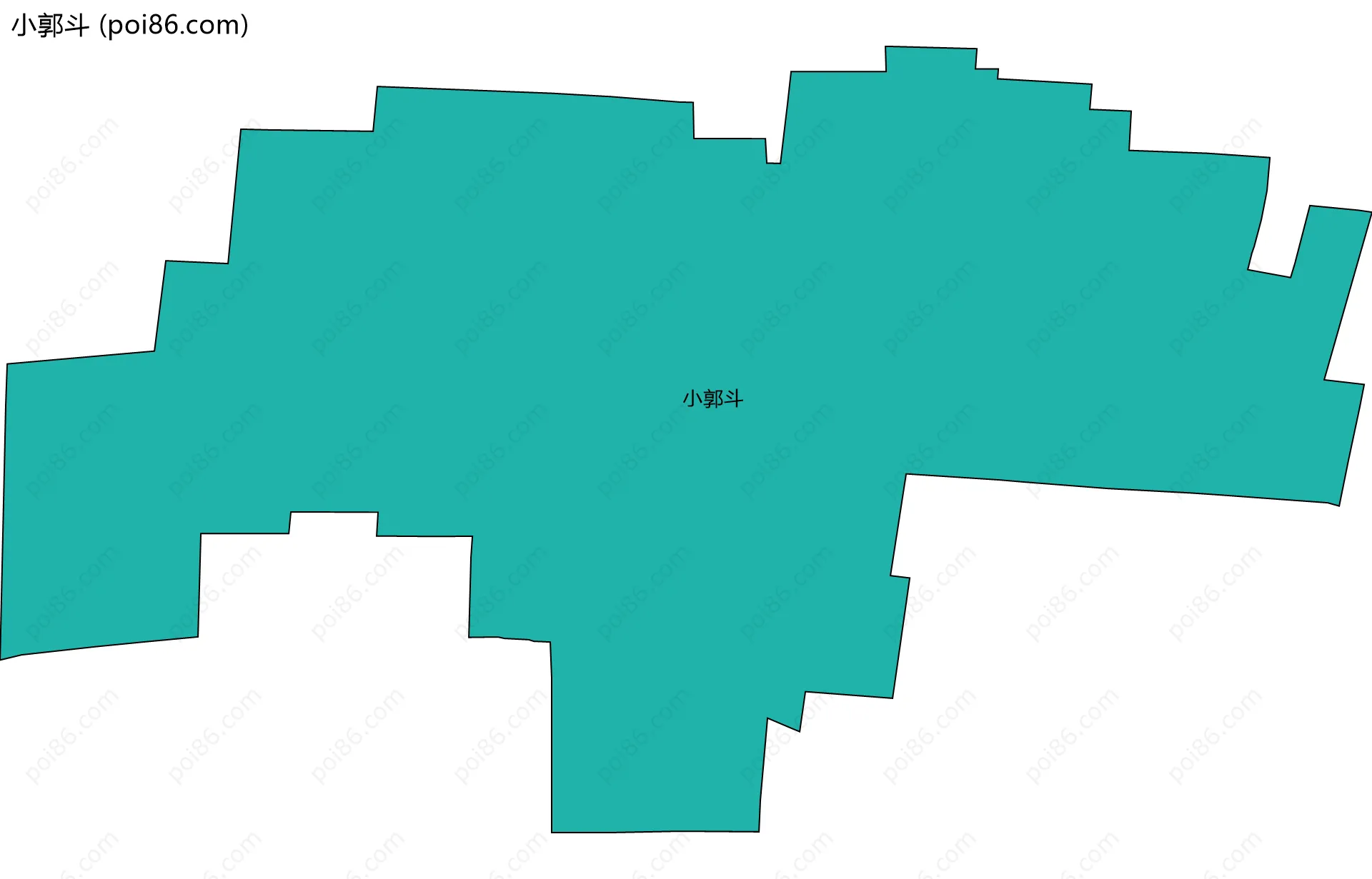 小郭斗边界地图