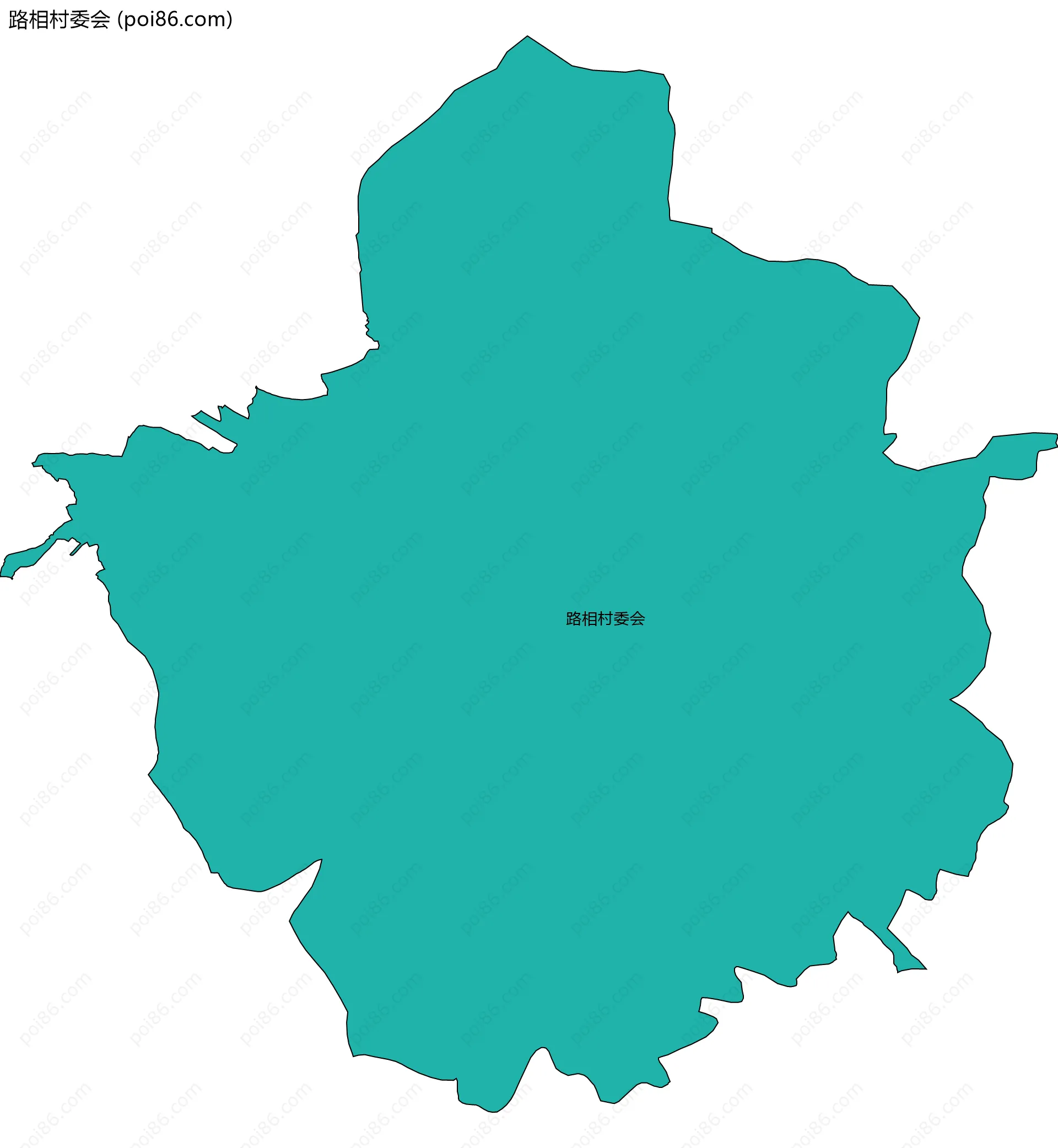 路相村委会边界地图