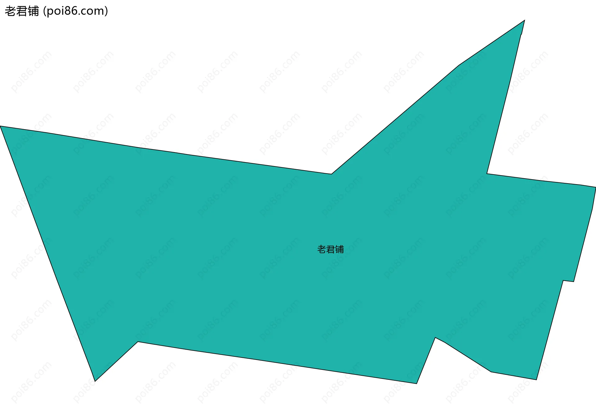 老君铺边界地图