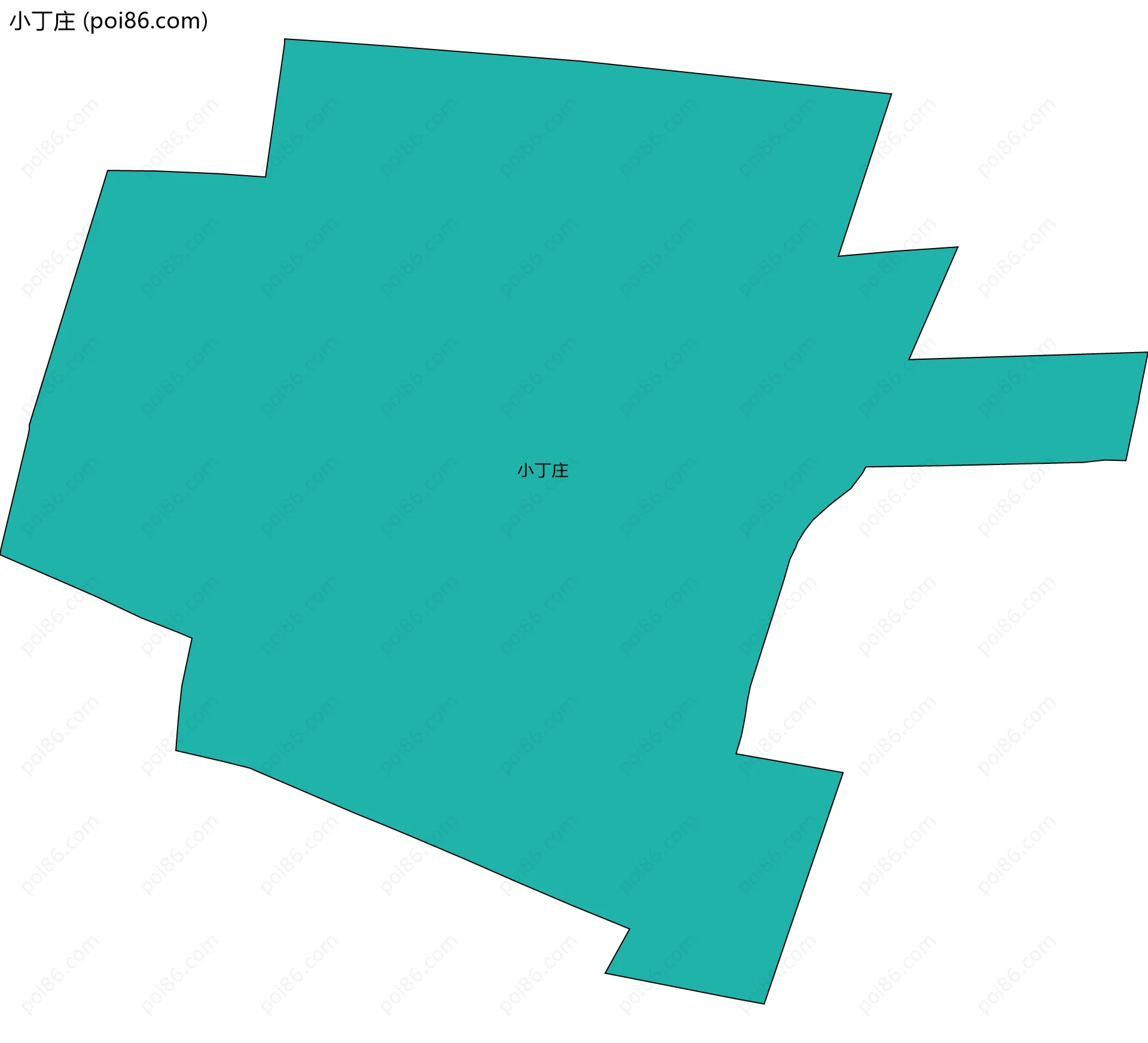 小丁庄边界地图