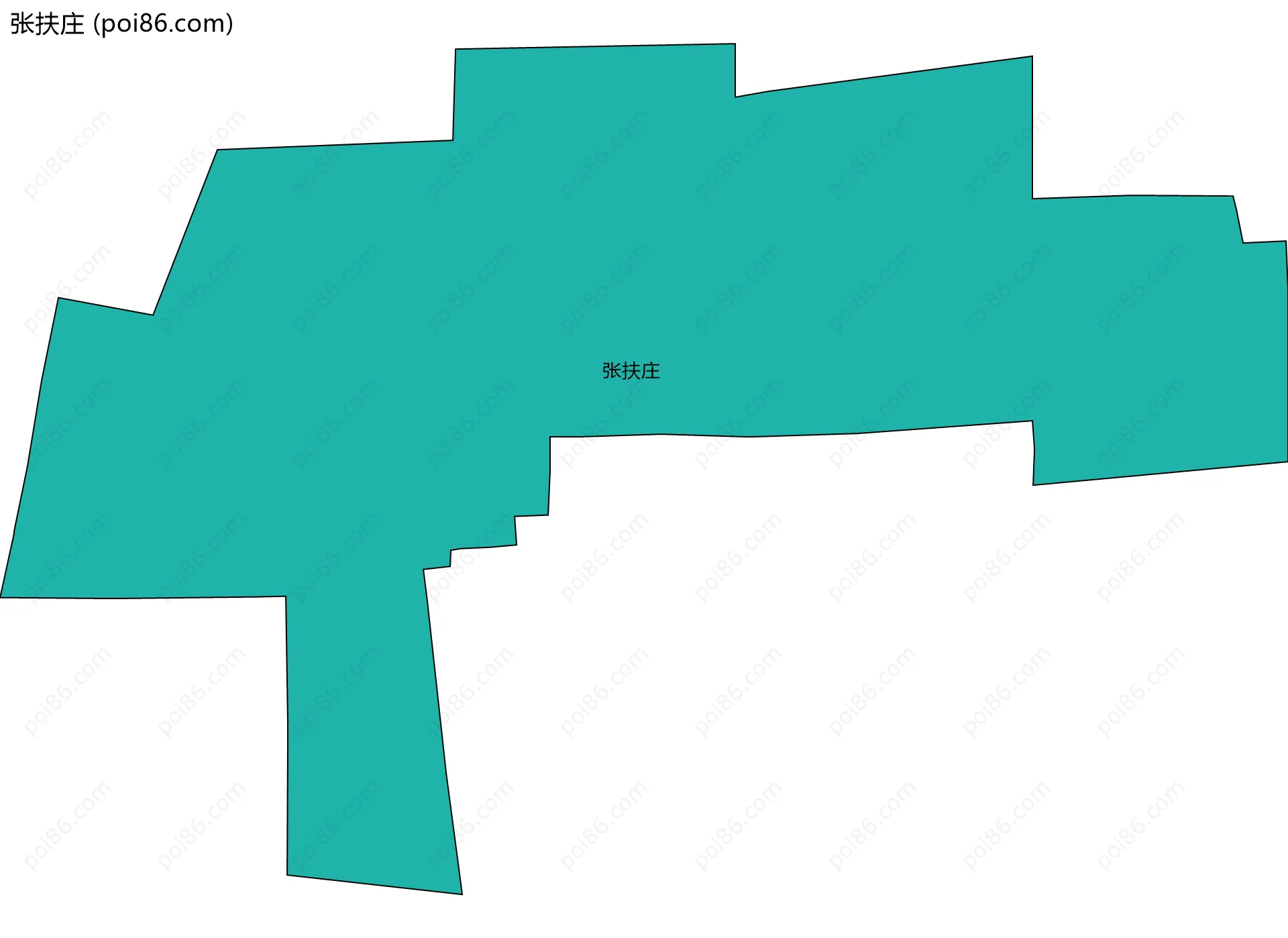 张扶庄边界地图