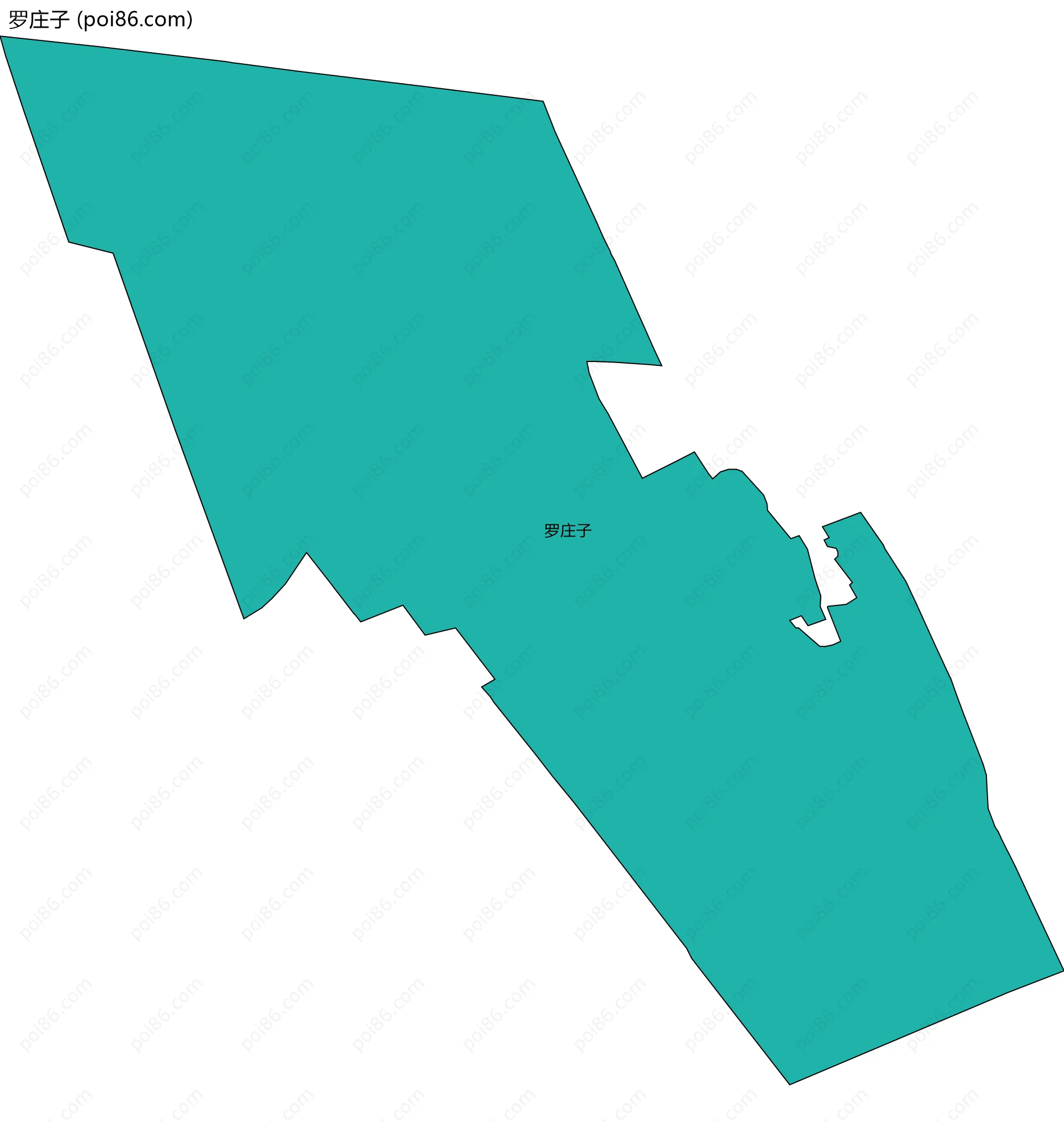 罗庄子边界地图