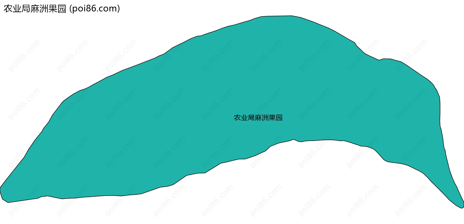 农业局麻洲果园边界地图