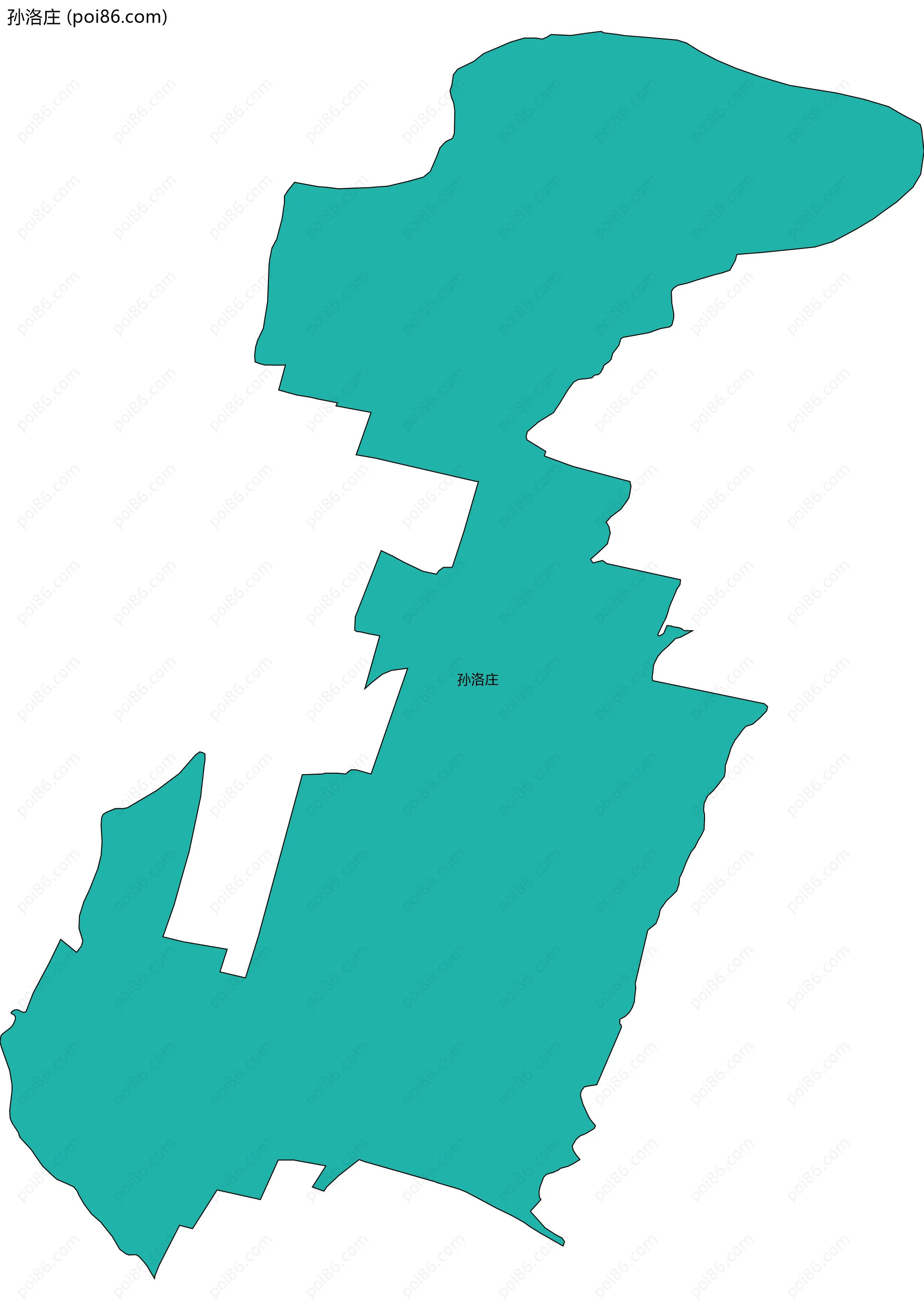 孙洛庄边界地图