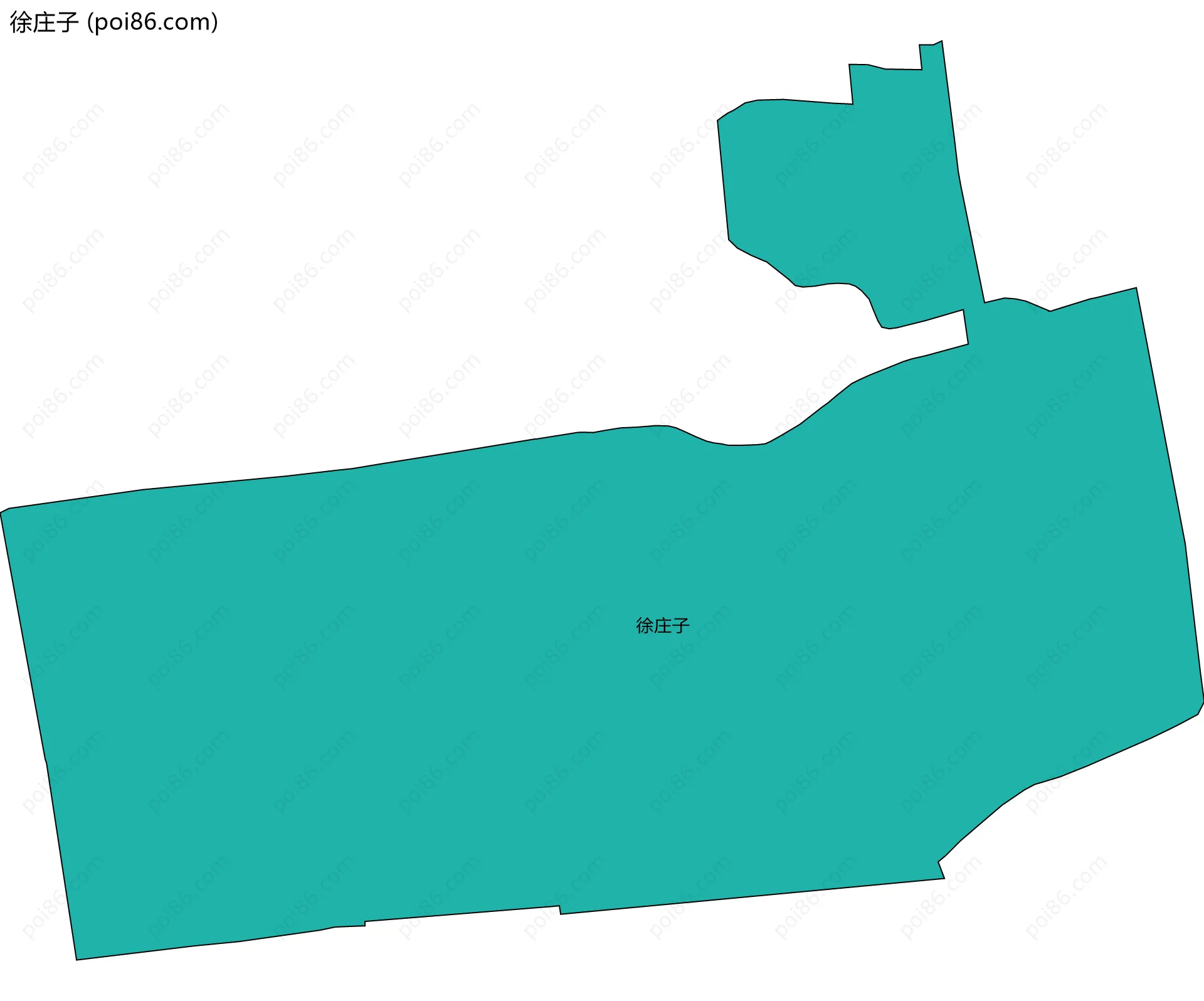 徐庄子边界地图