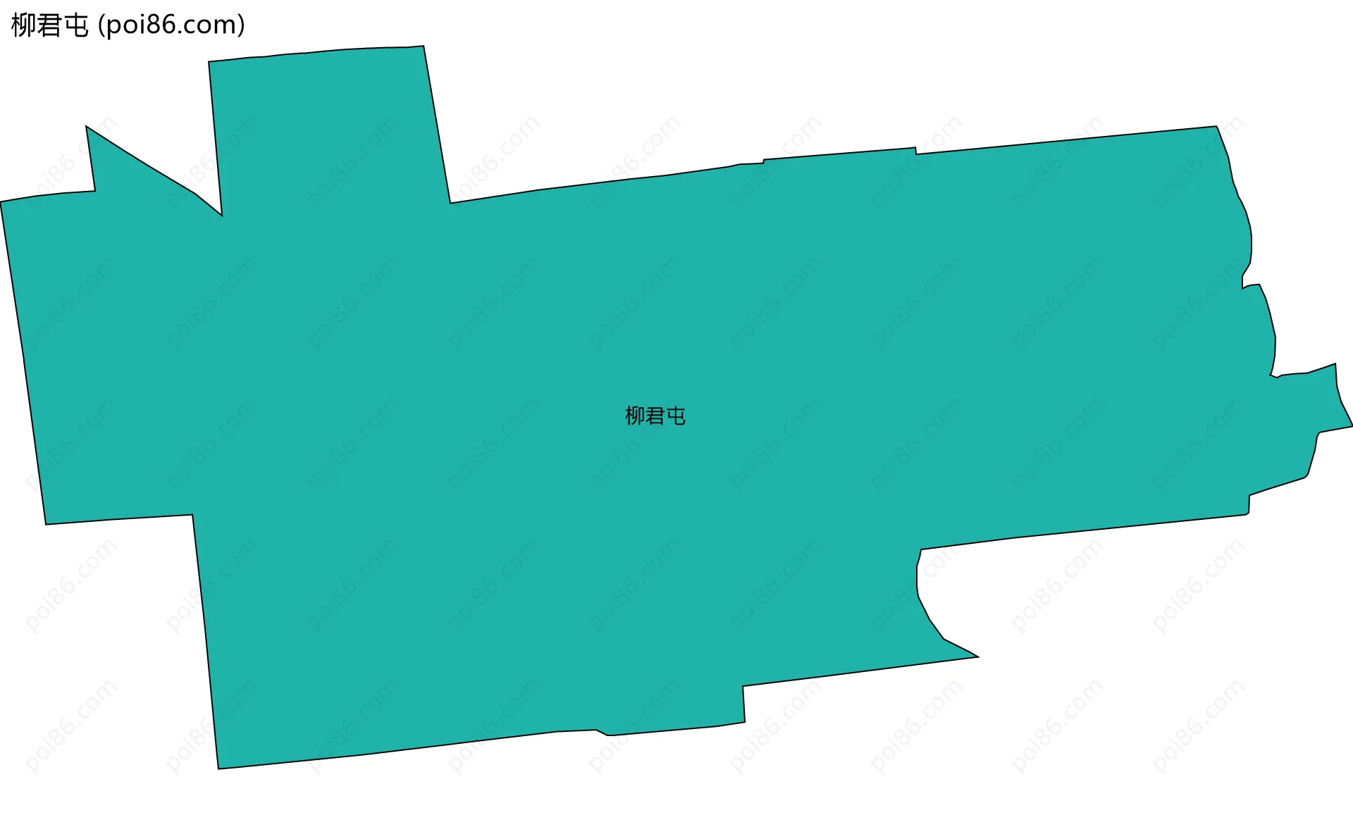 柳君屯边界地图