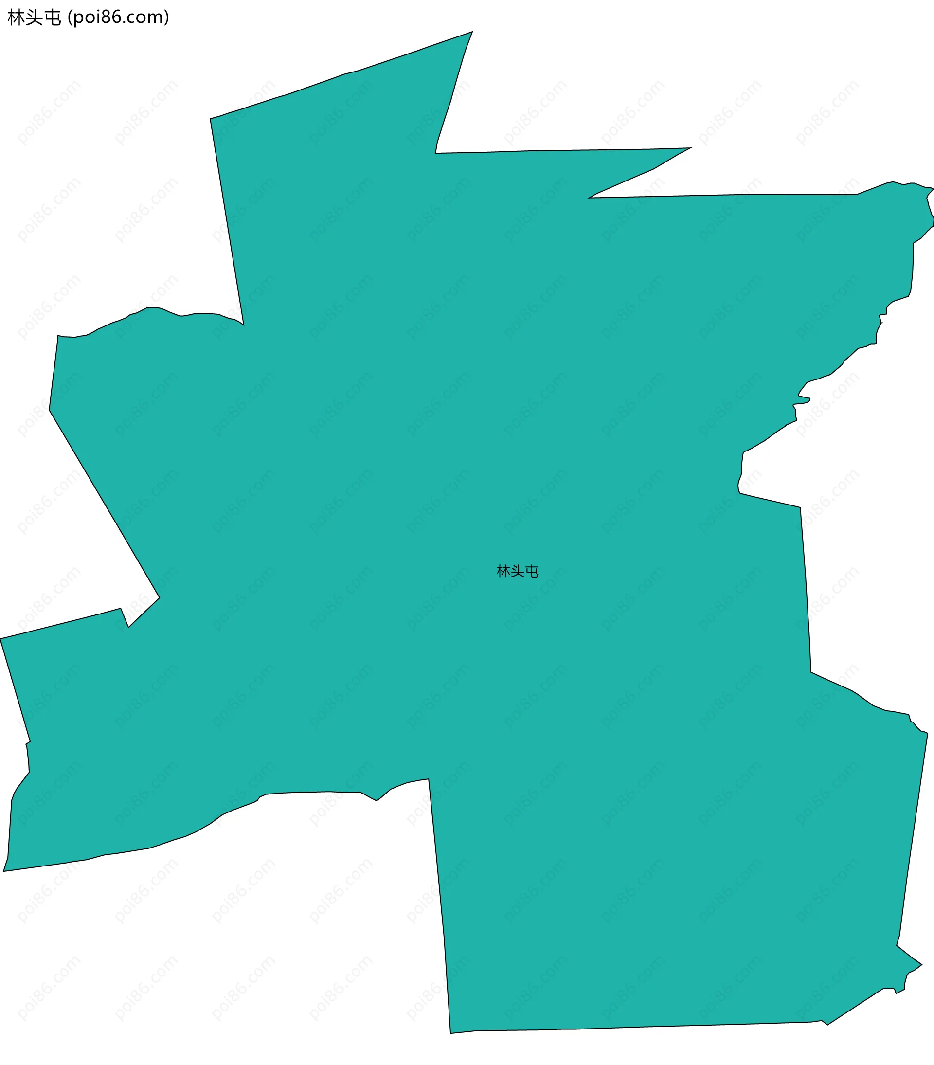 林头屯边界地图