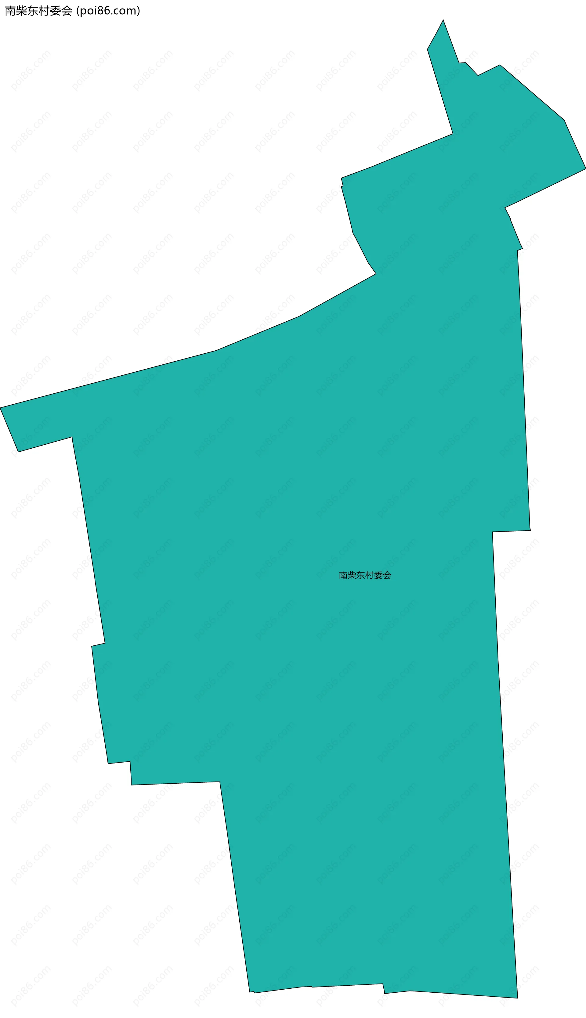 南柴东村委会边界地图