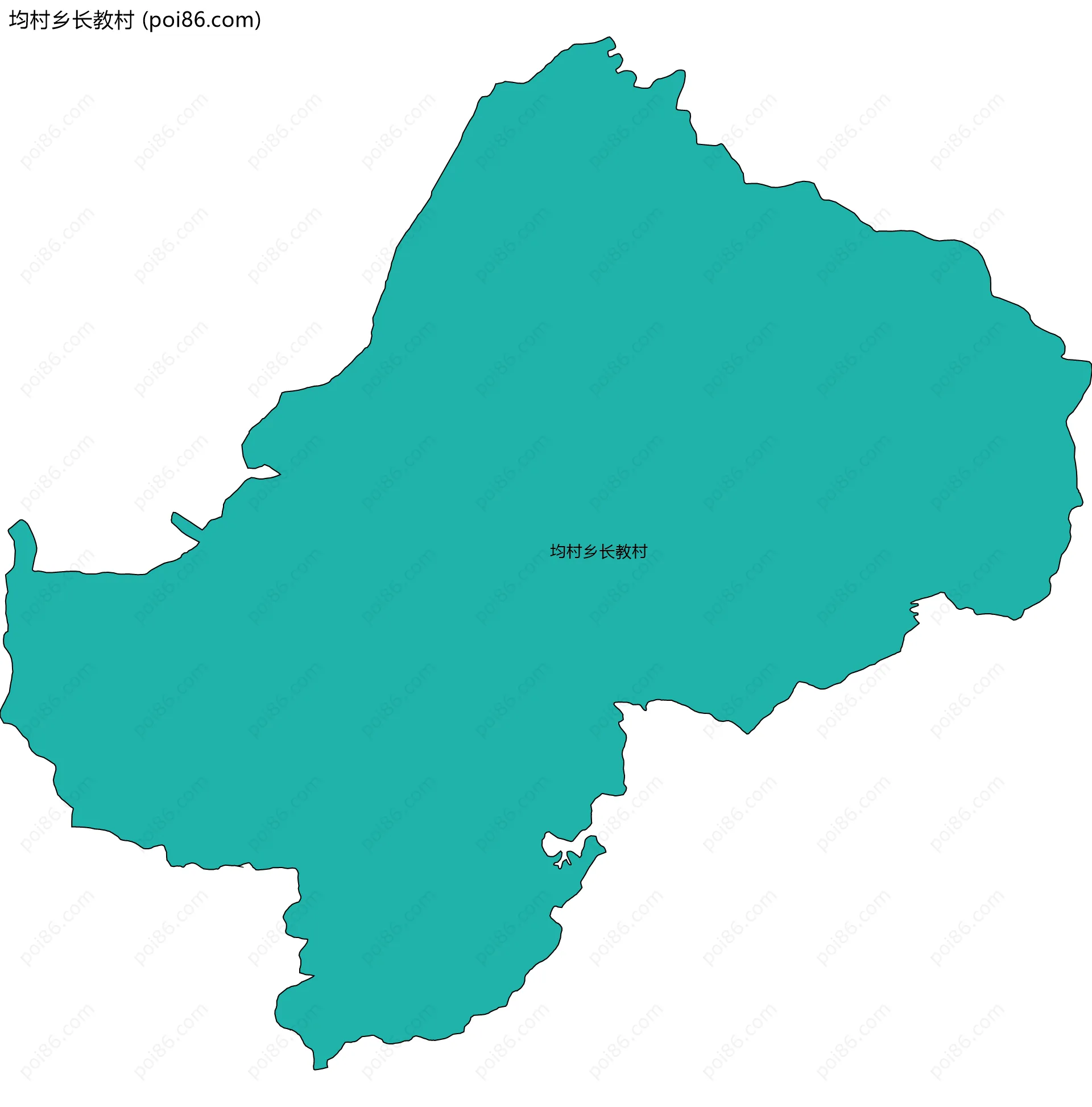 均村乡长教村边界地图