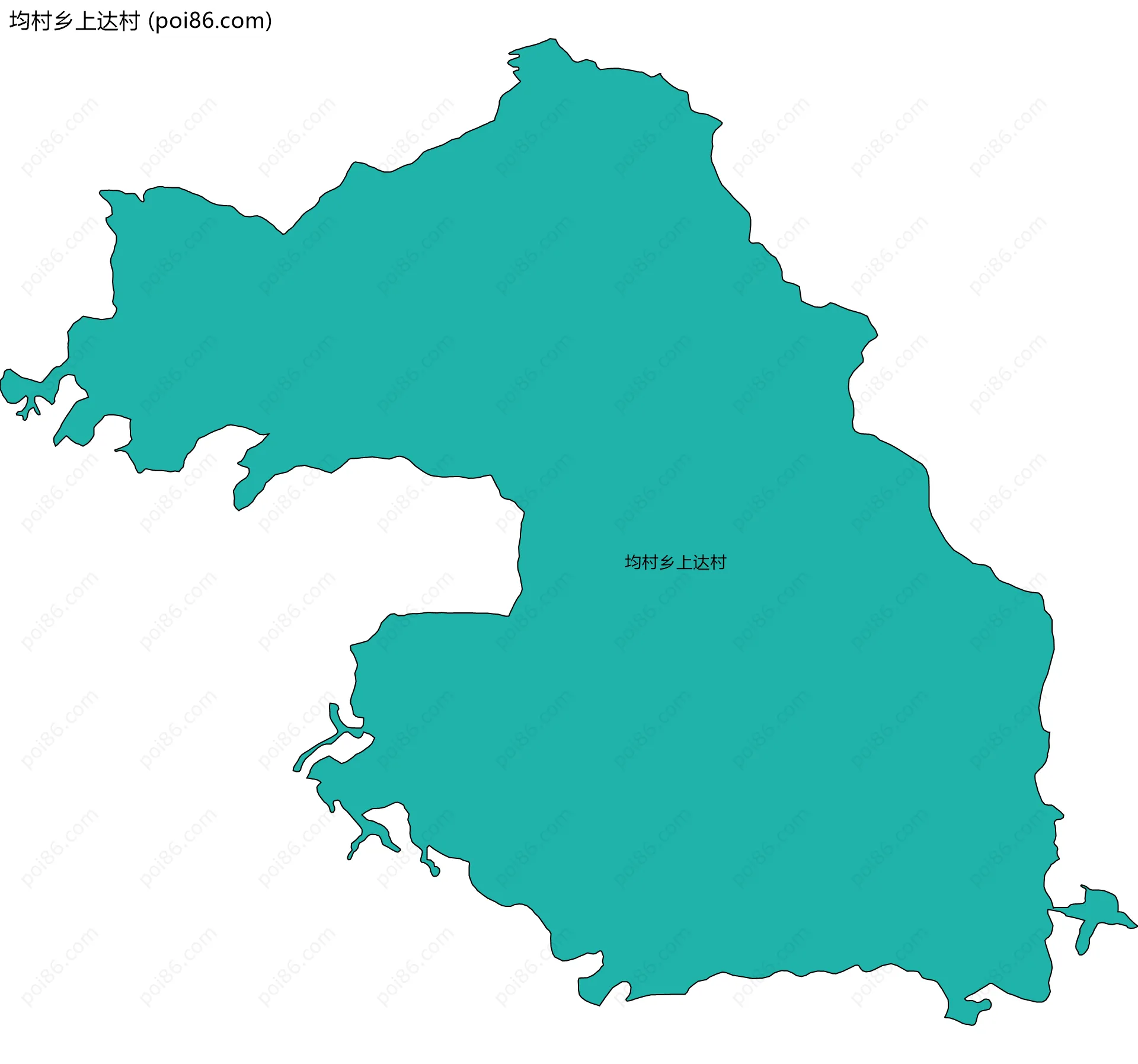均村乡上达村边界地图