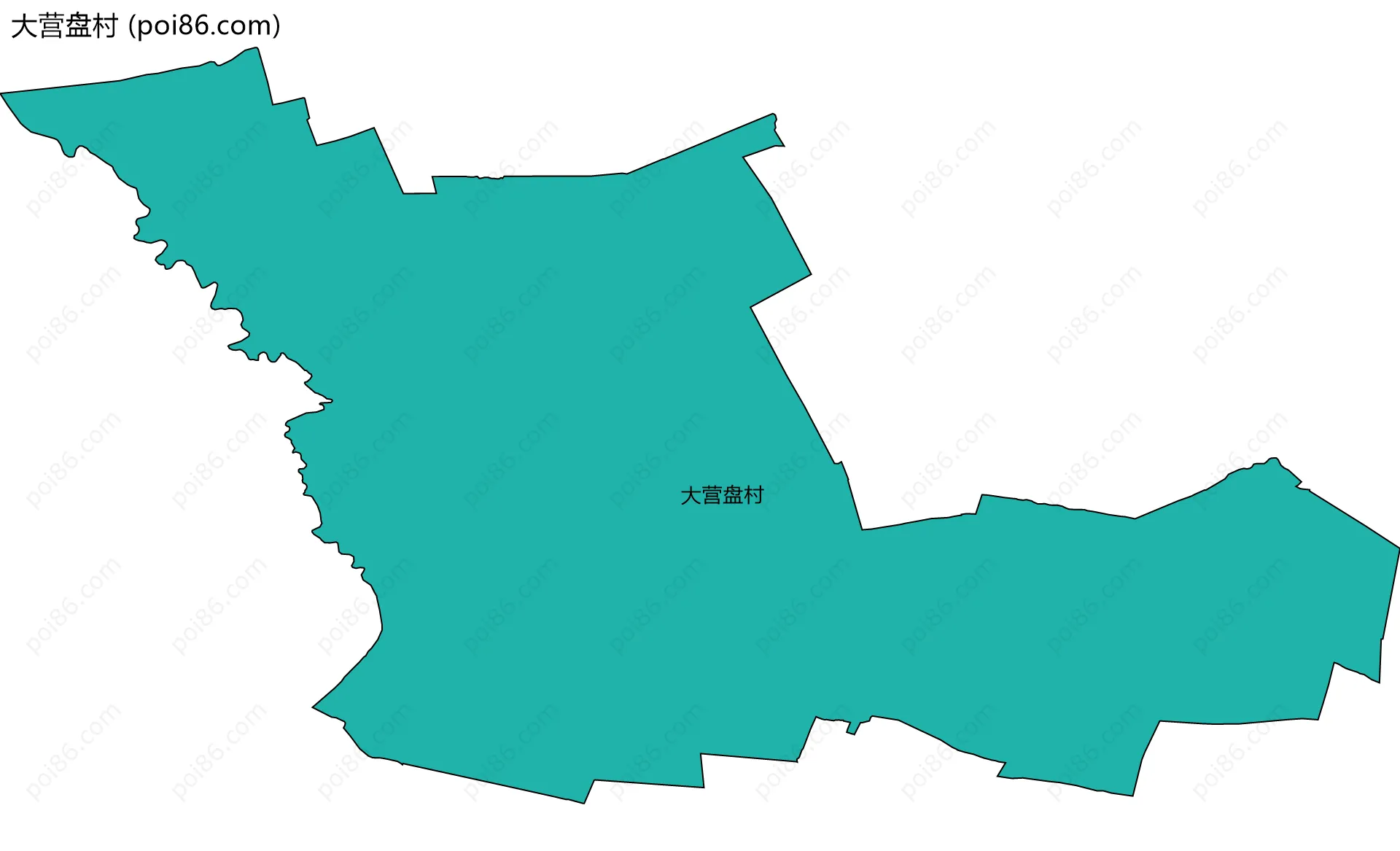 大营盘村边界地图