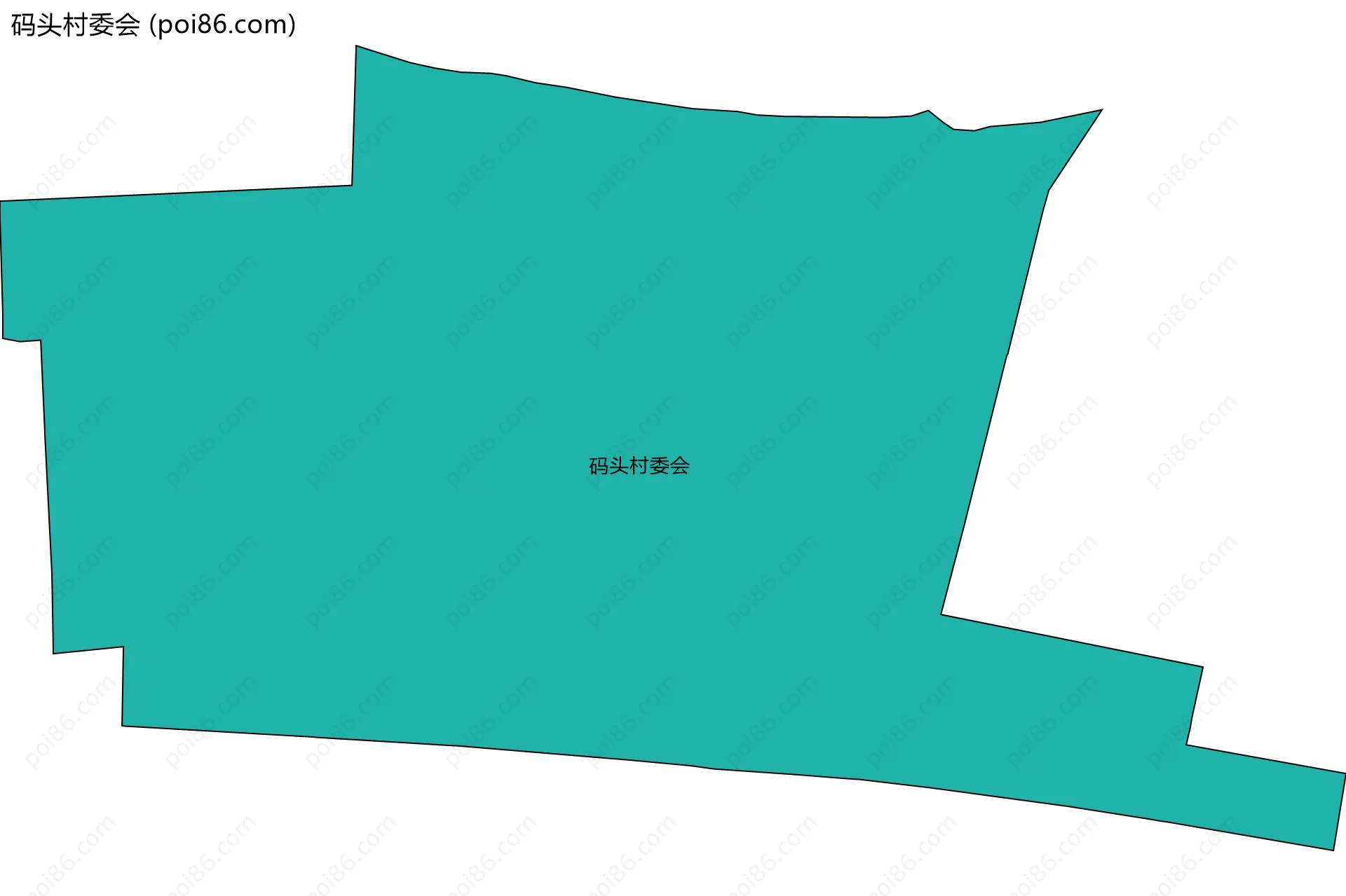 码头村委会边界地图