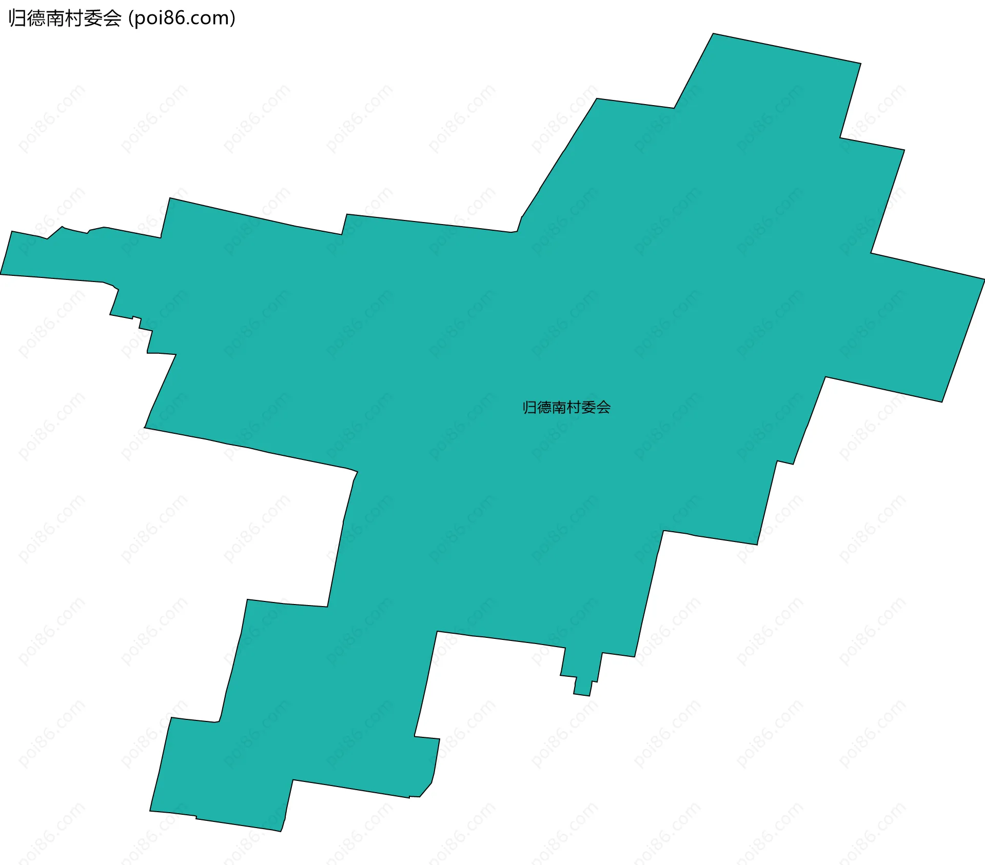 归德南村委会边界地图