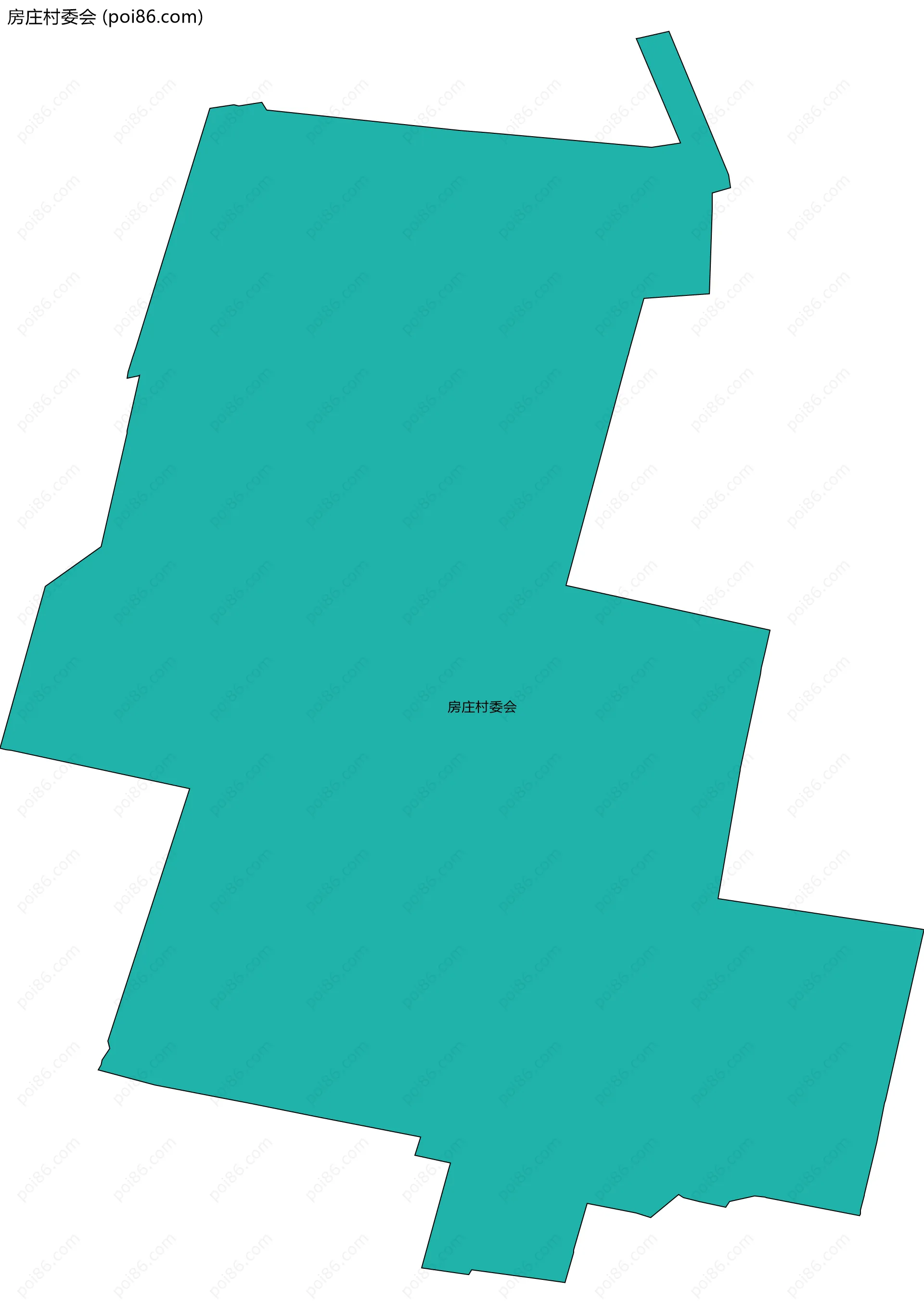 房庄村委会边界地图