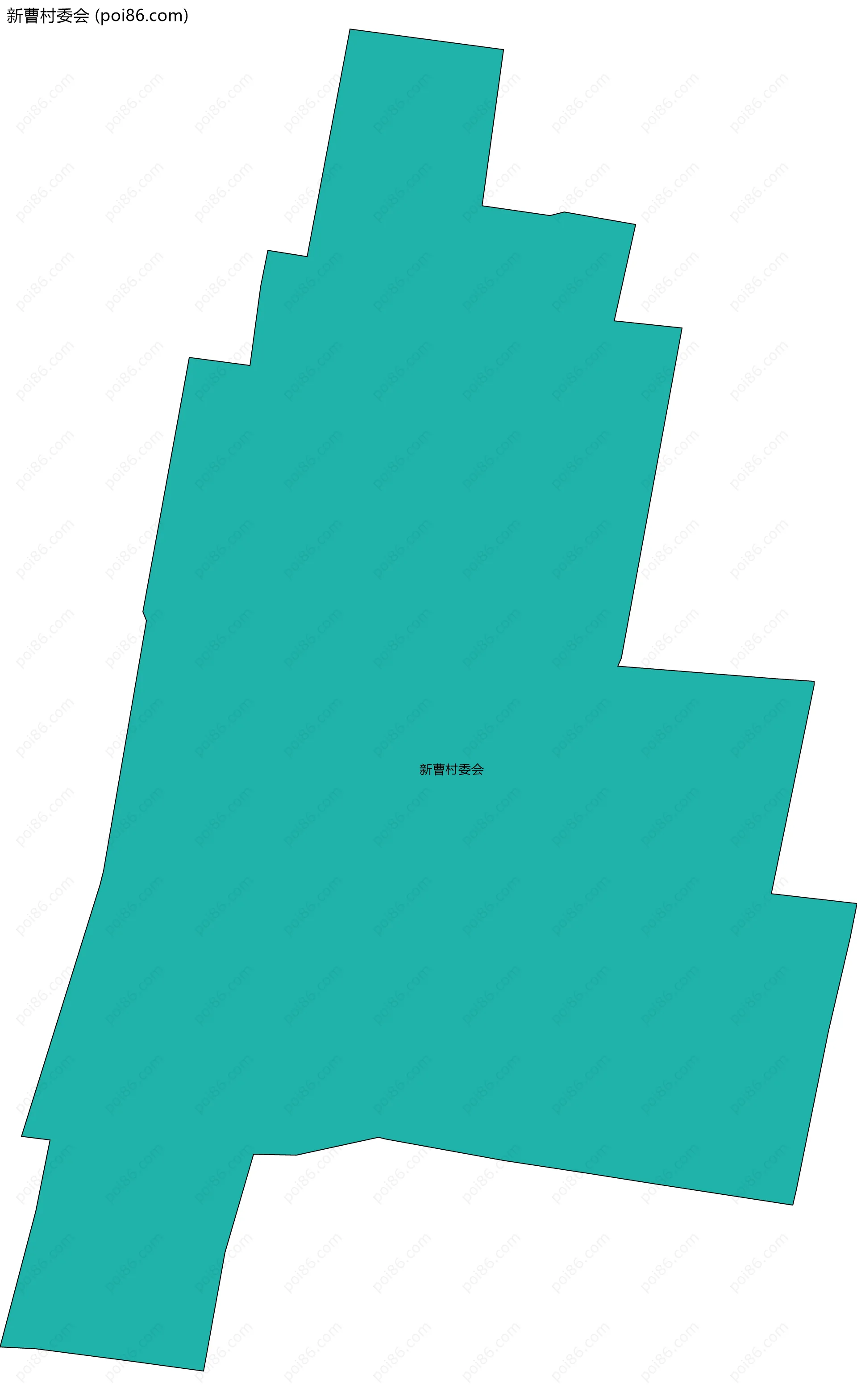 新曹村委会边界地图