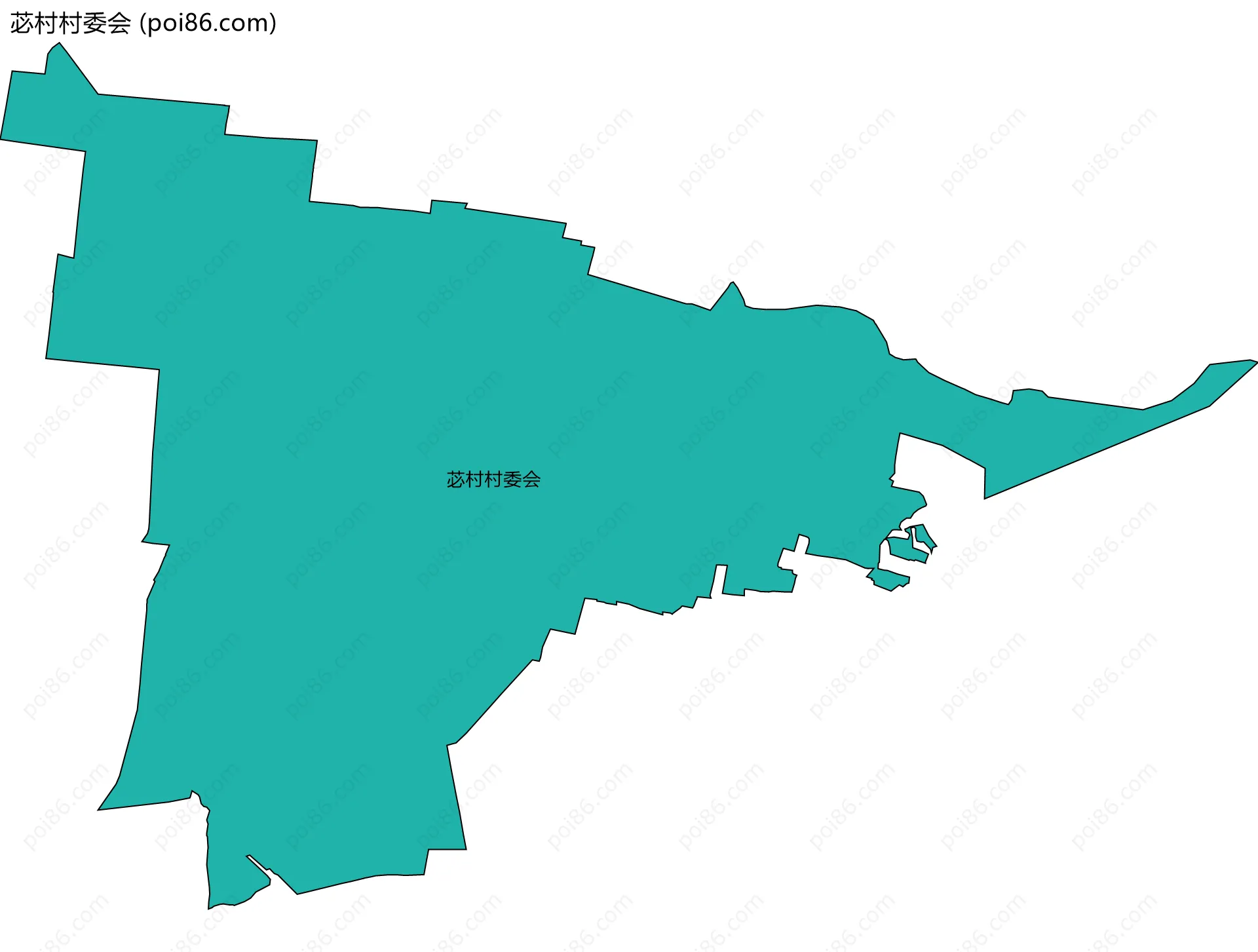 苾村村委会边界地图