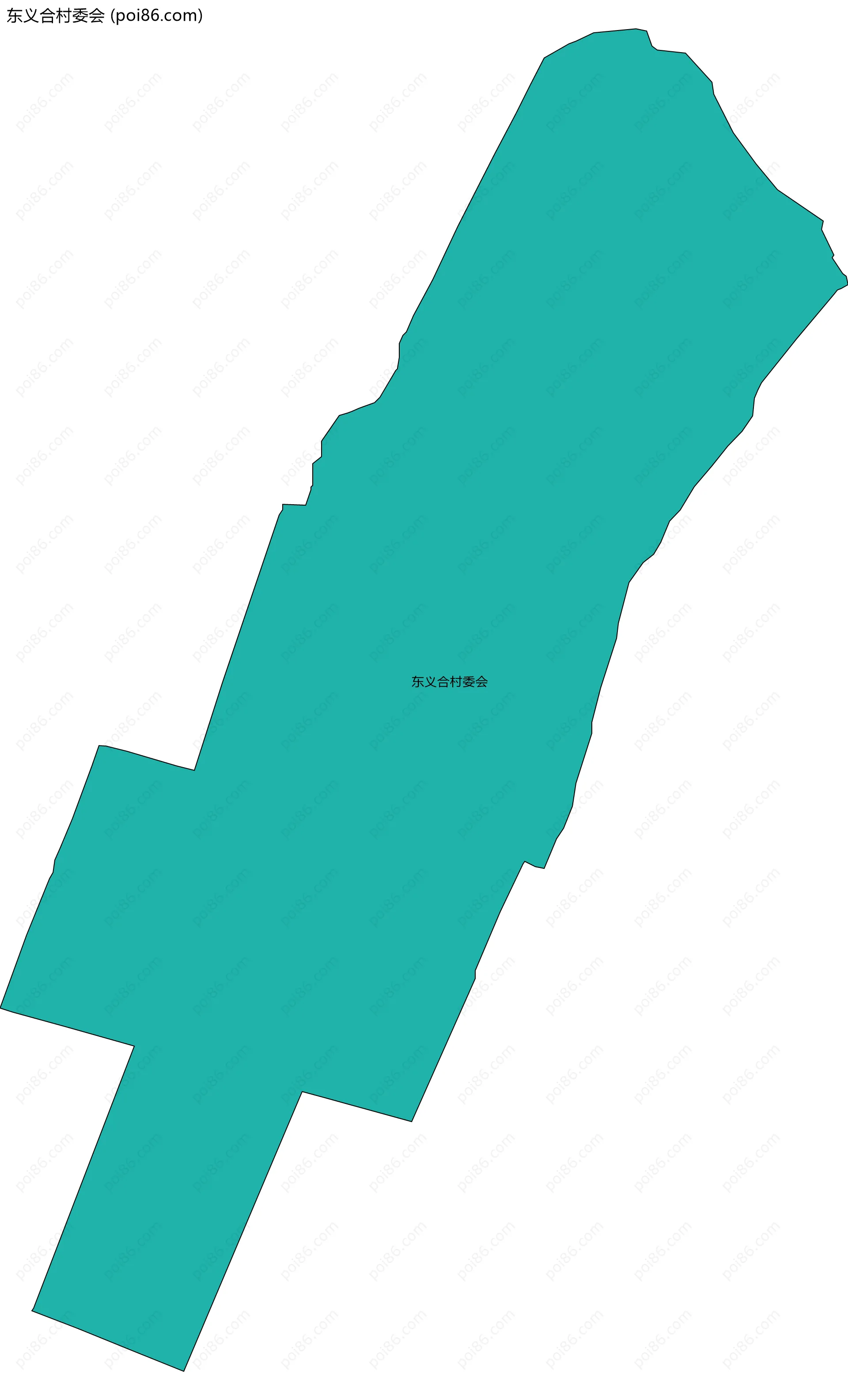 东义合村委会边界地图