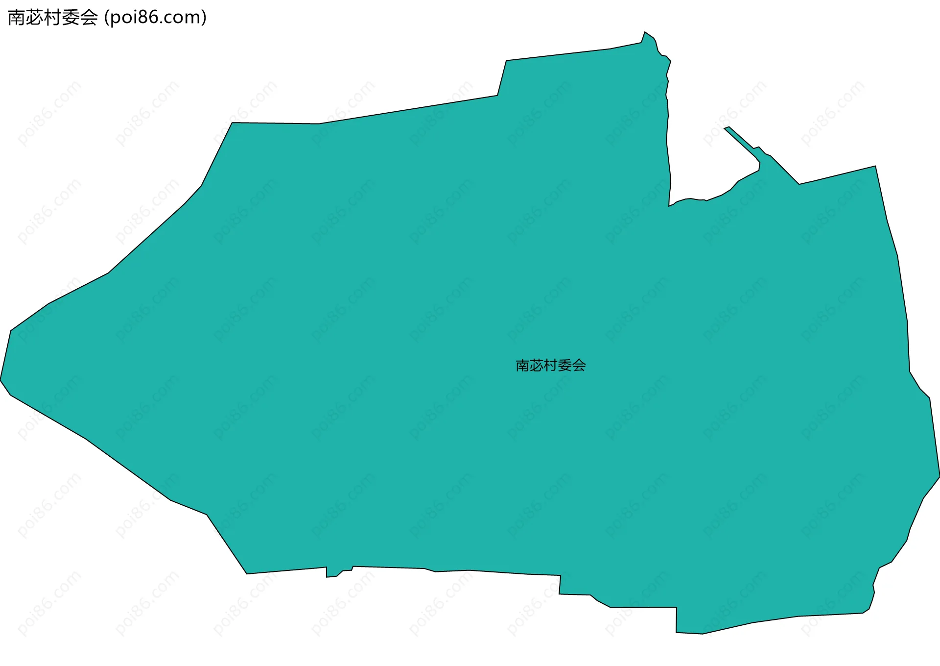 南苾村委会边界地图