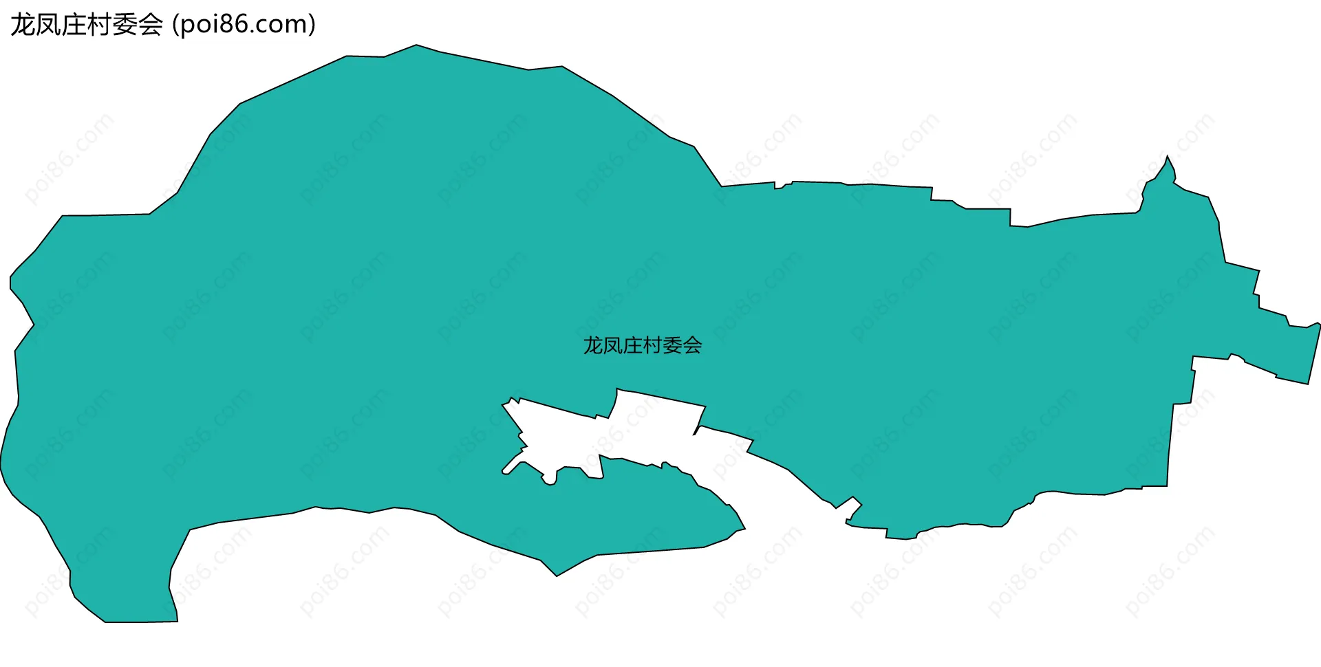 龙凤庄村委会边界地图