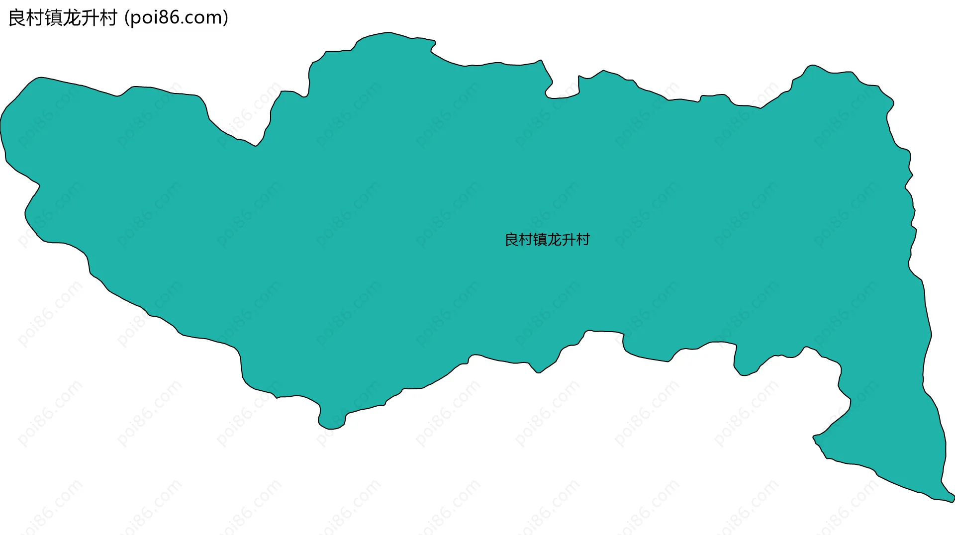 良村镇龙升村边界地图