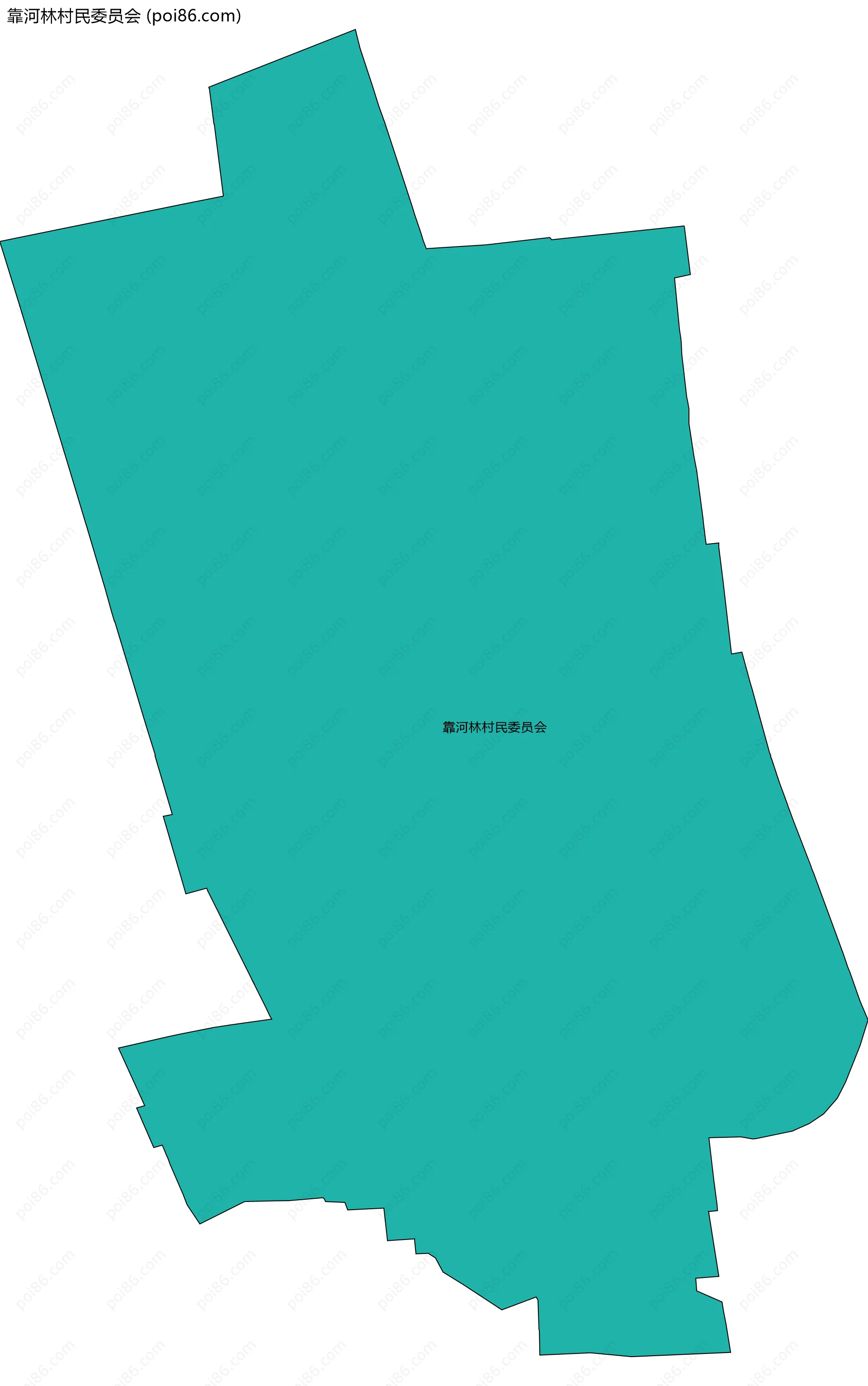 靠河林村民委员会边界地图