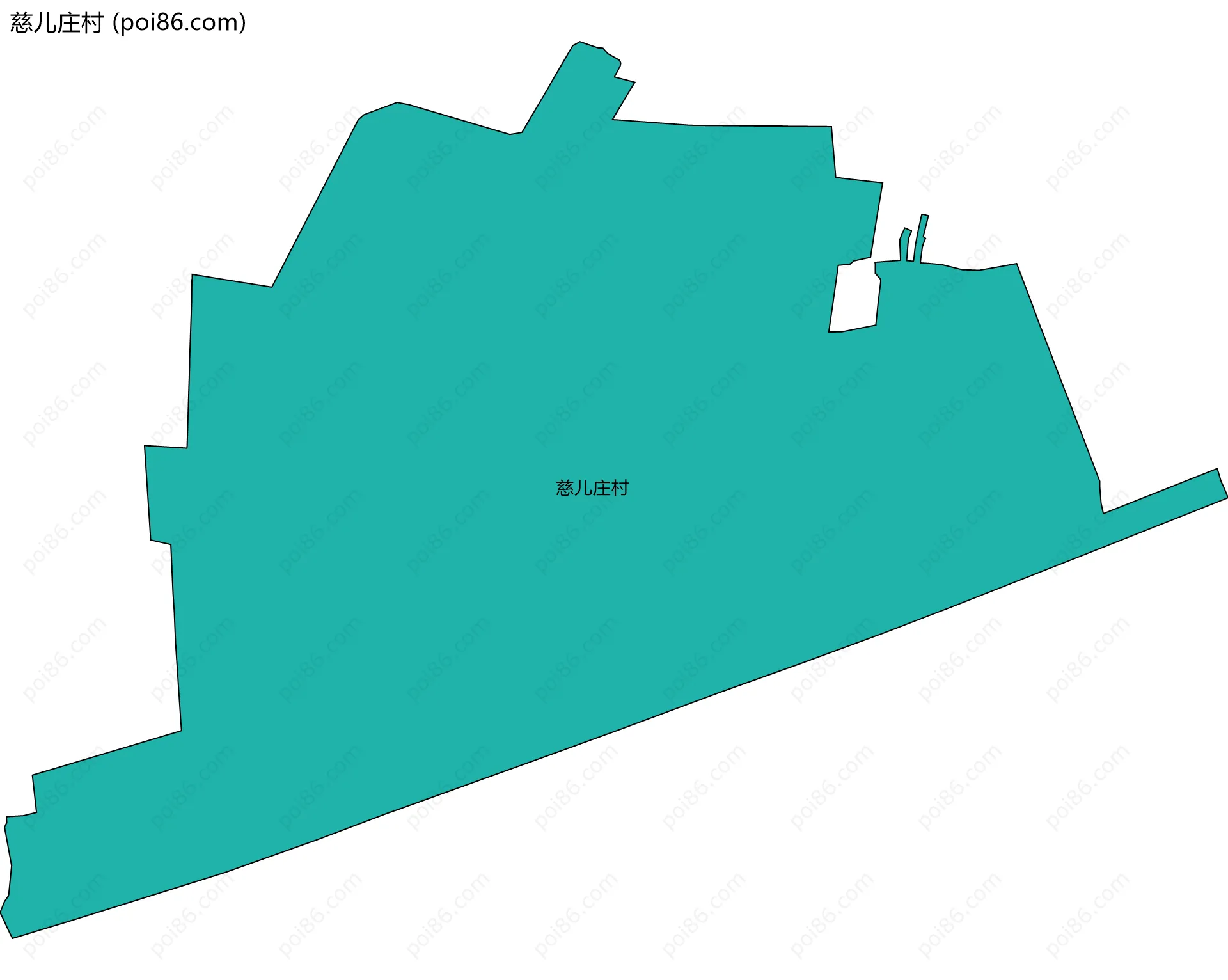 慈儿庄村边界地图