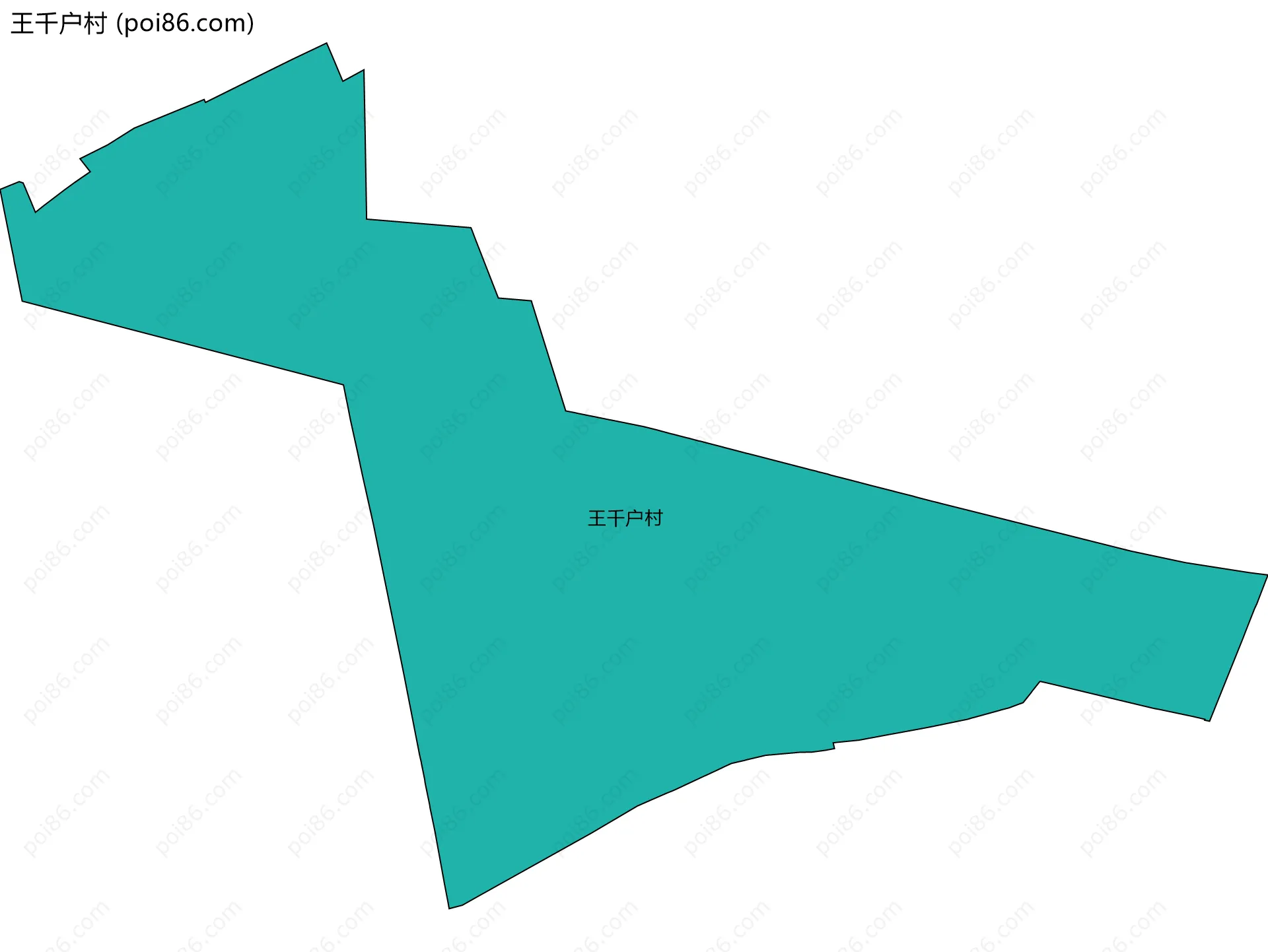 王千户村边界地图