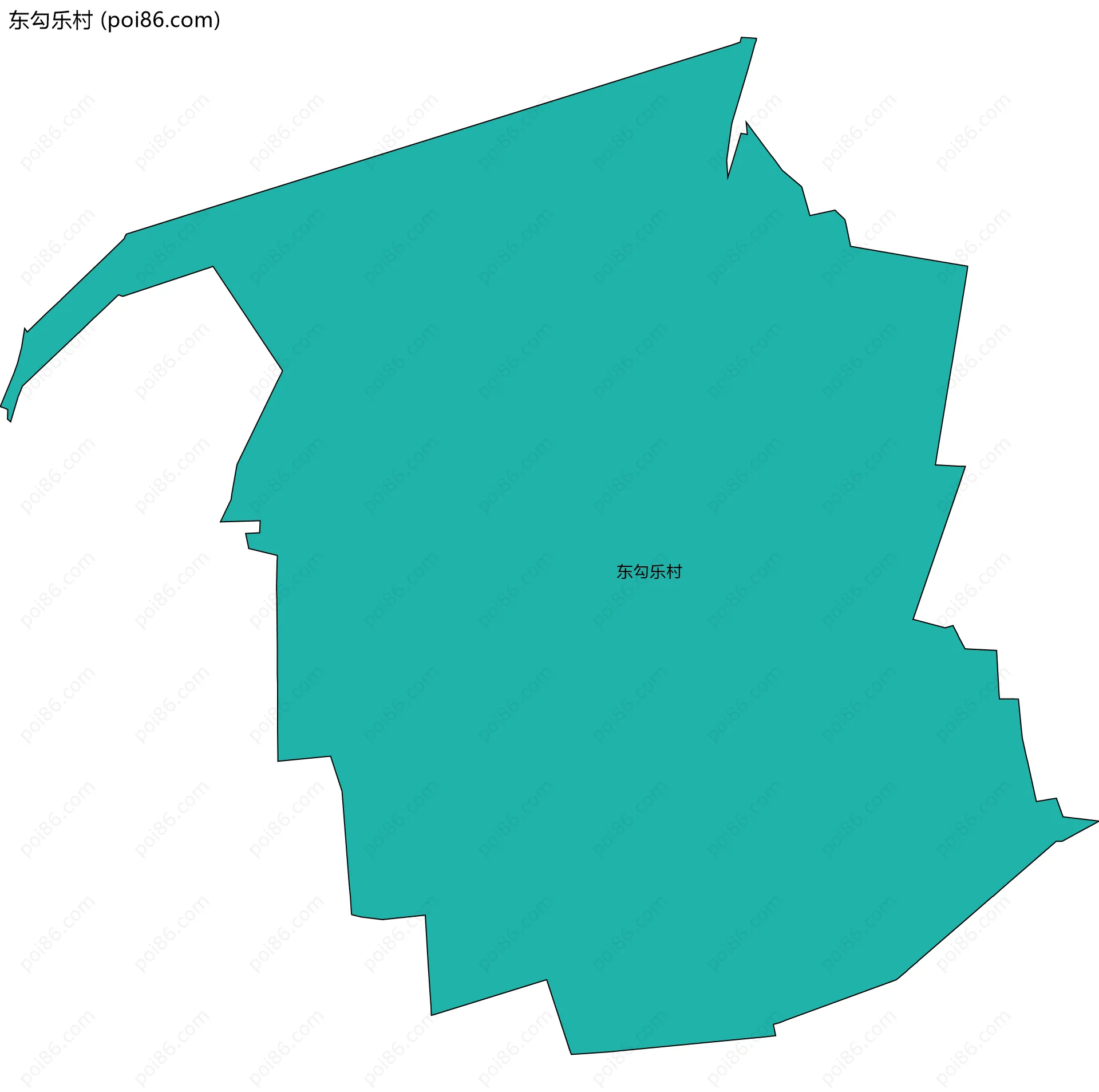东勾乐村边界地图