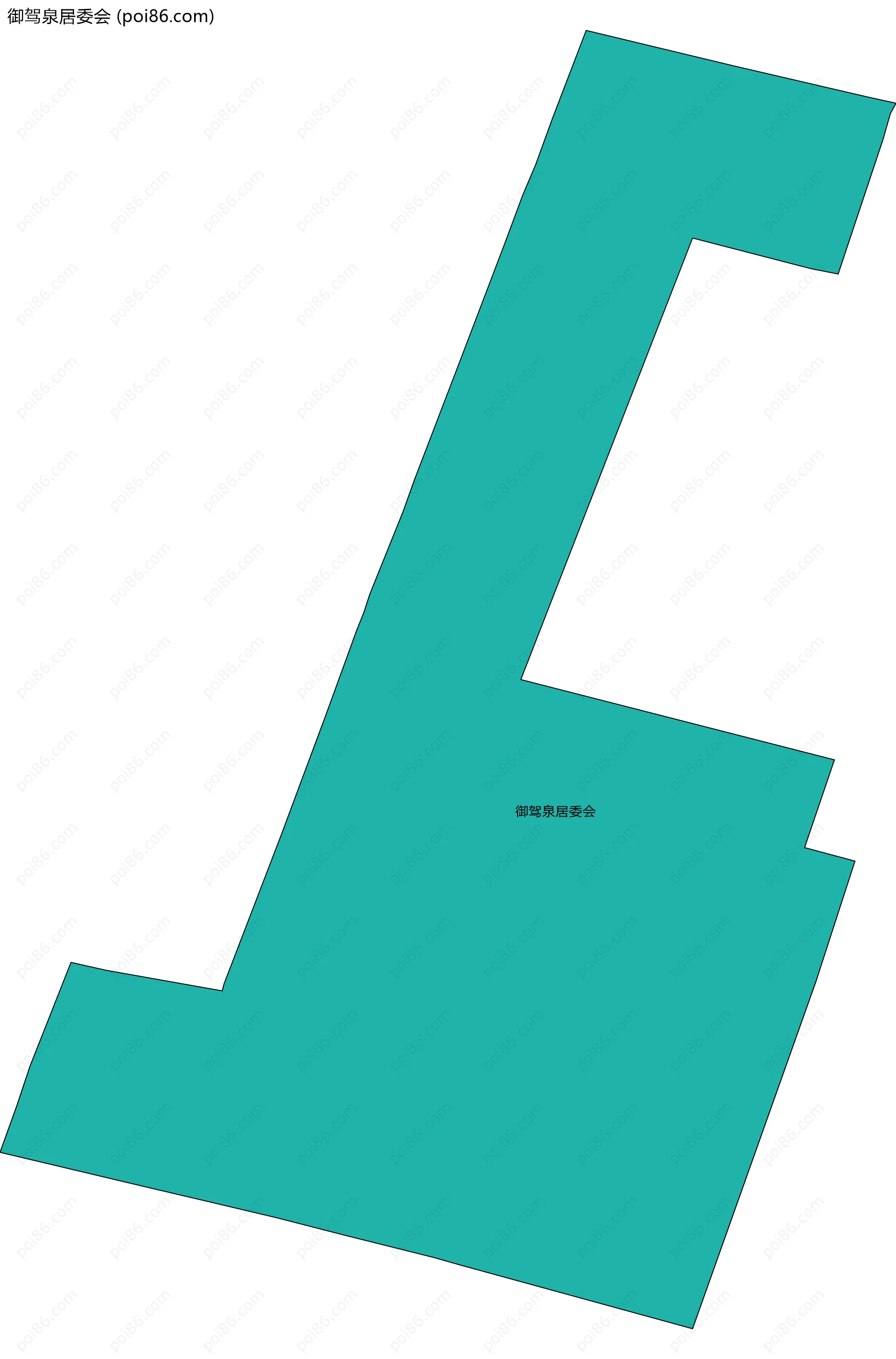 御驾泉居委会边界地图