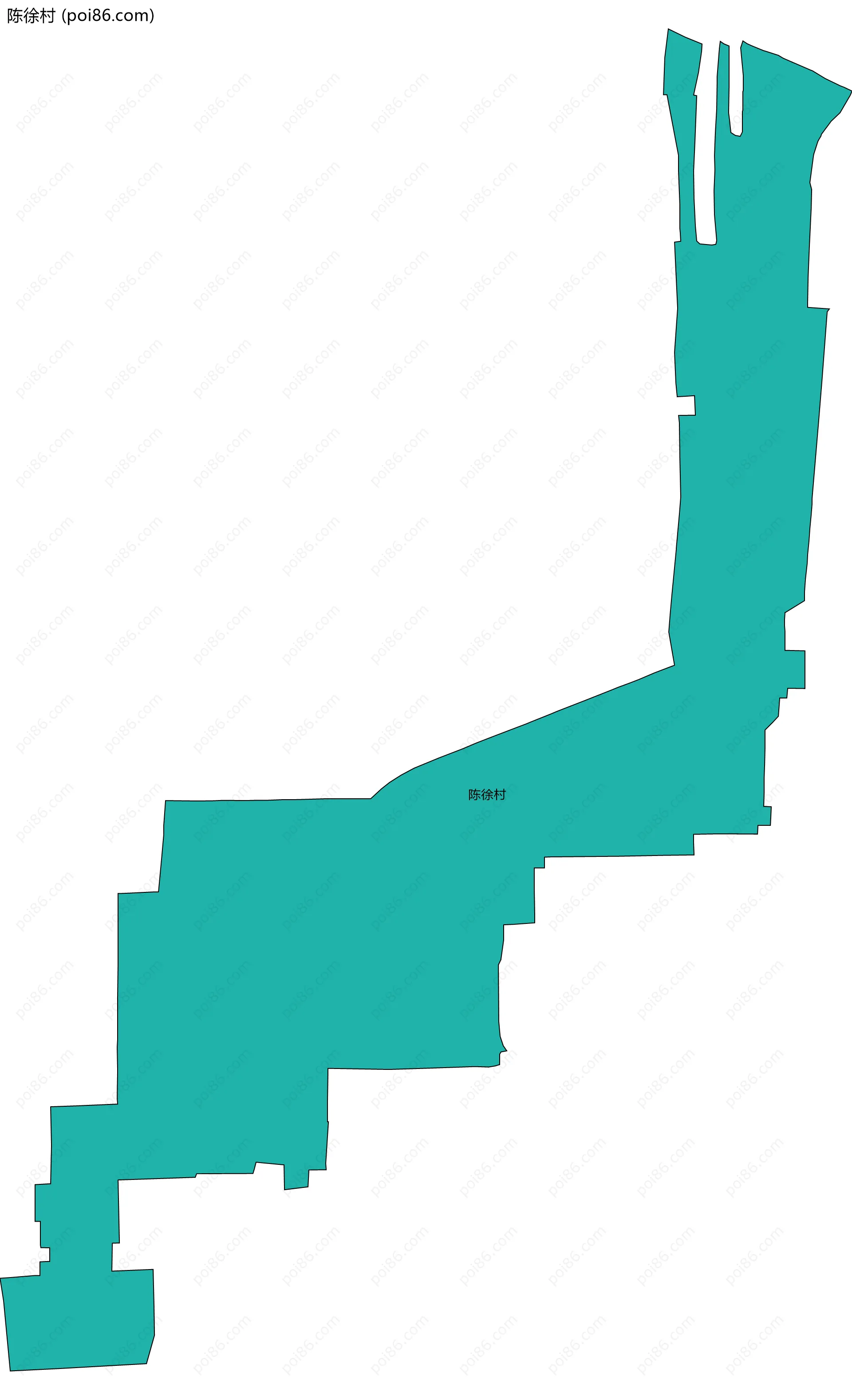 陈徐村边界地图