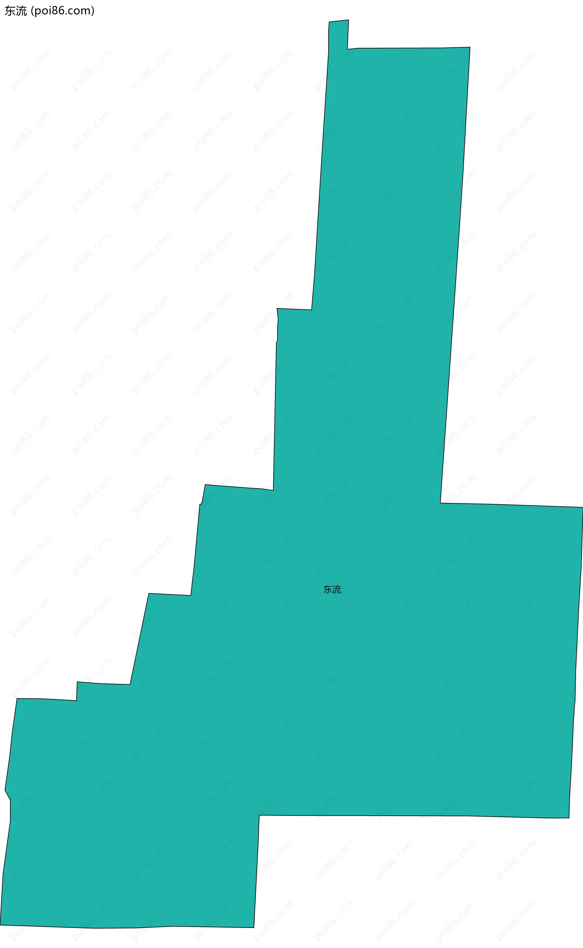 东流边界地图