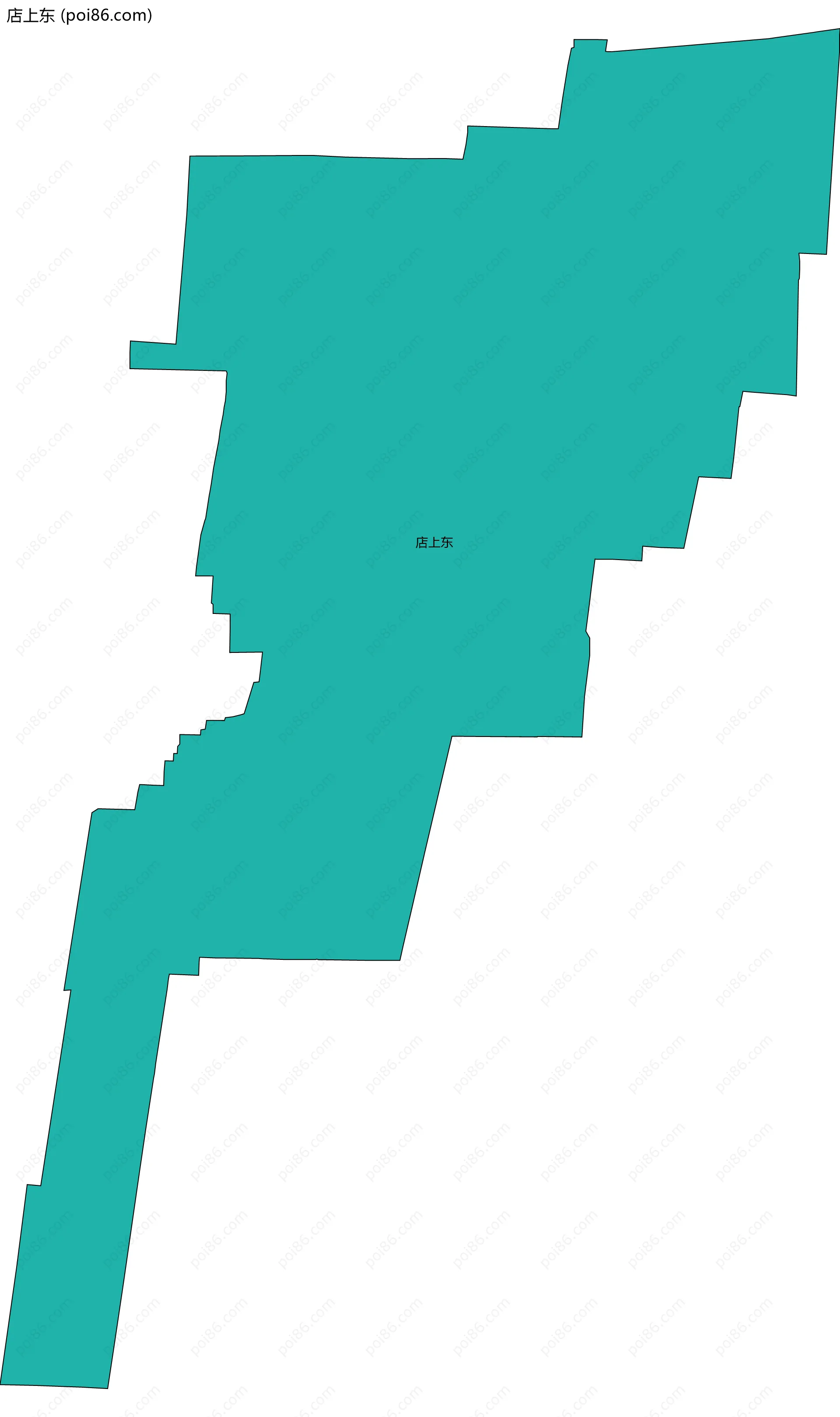 店上东边界地图