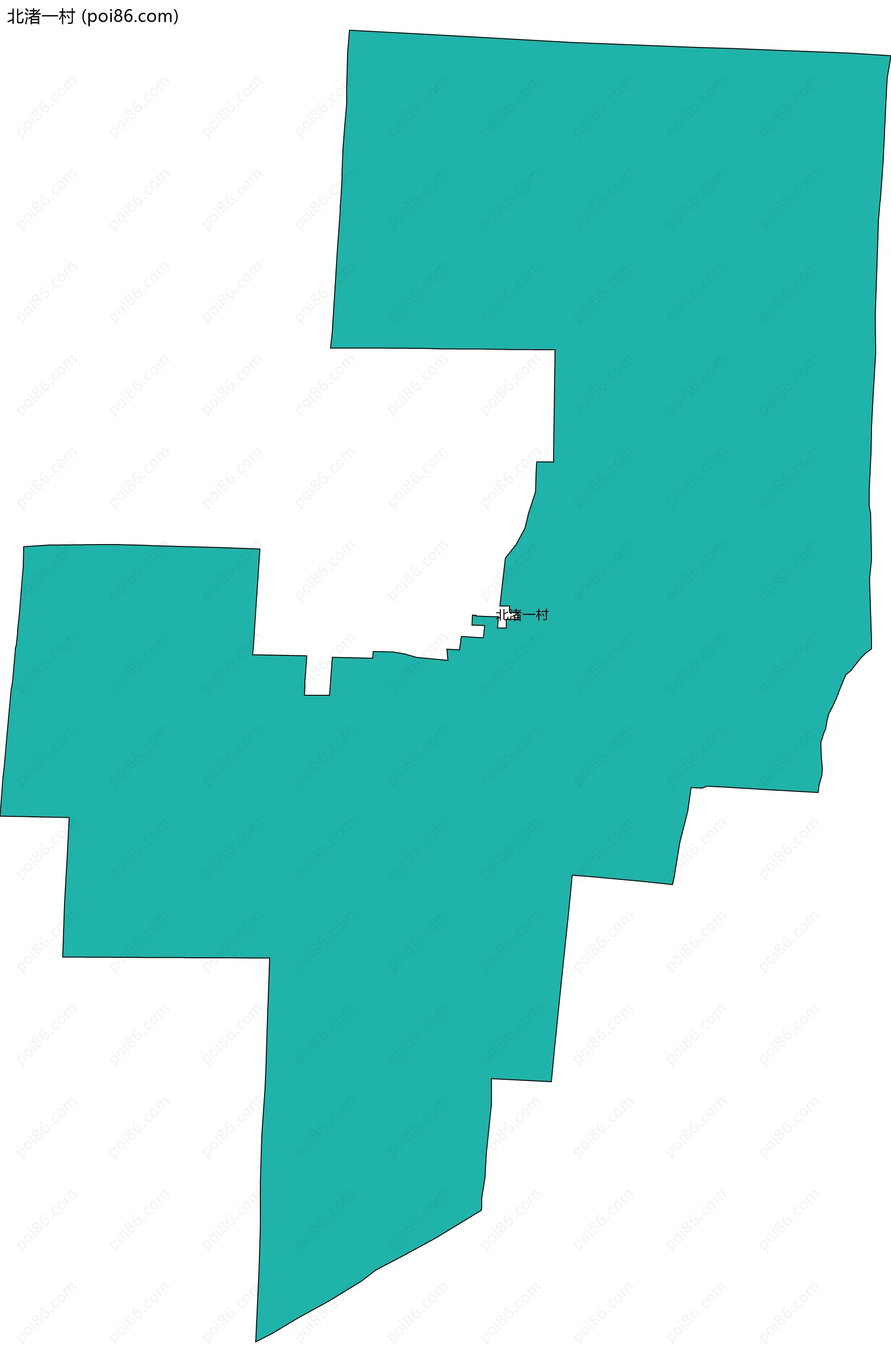北渚一村边界地图