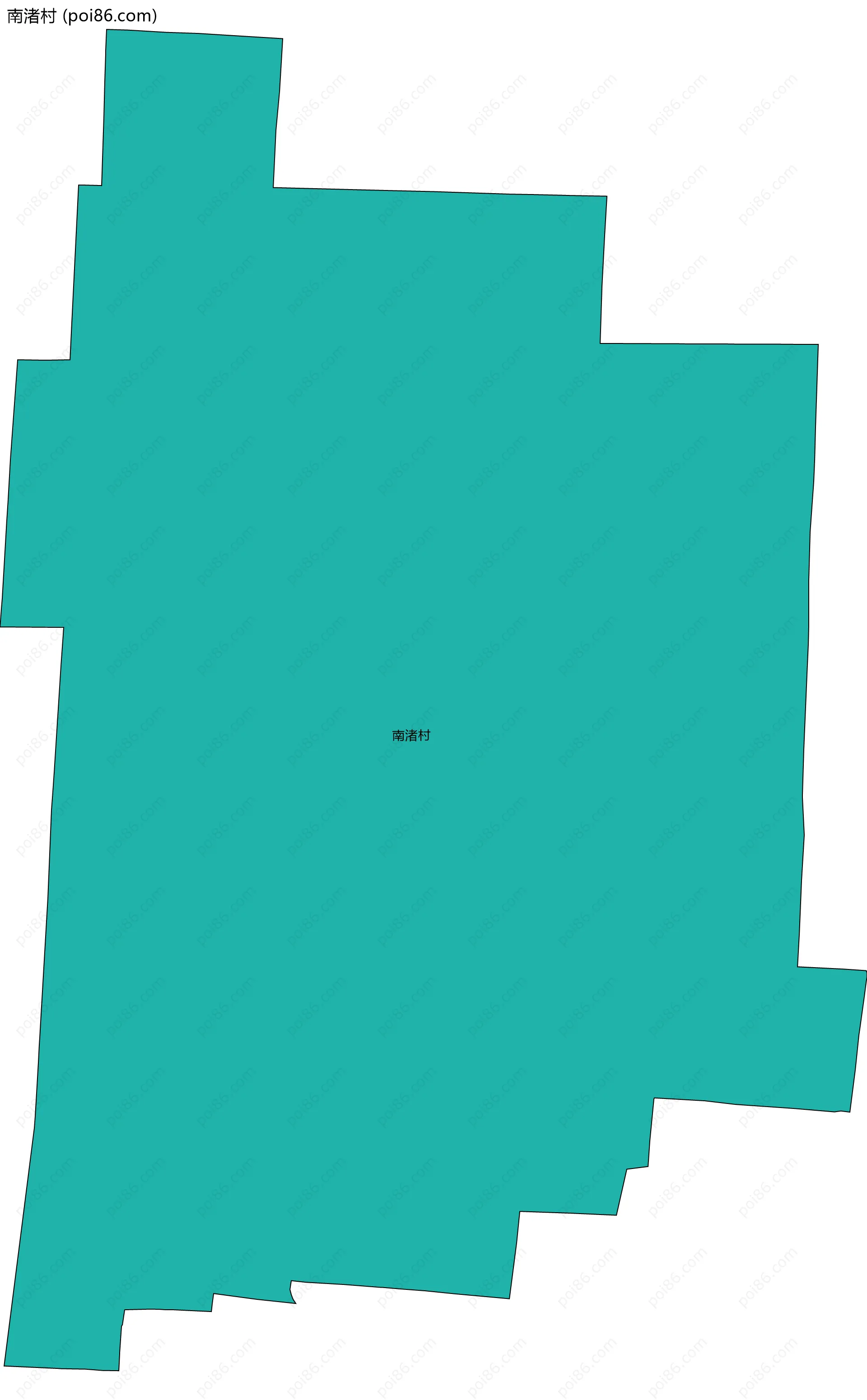 南渚村边界地图